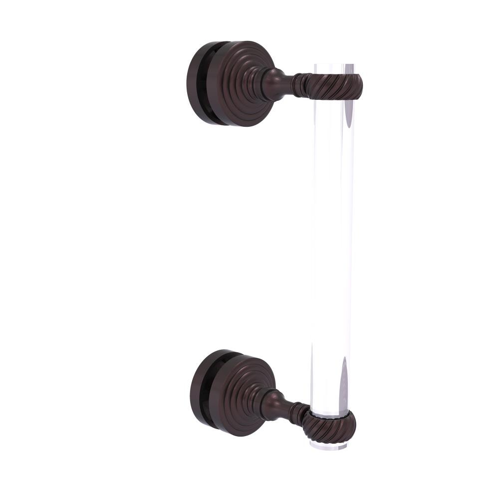 Allied Brass PG-407T-8SM-ABZ Aged bronze 8-Inches Hinged shower door Handle