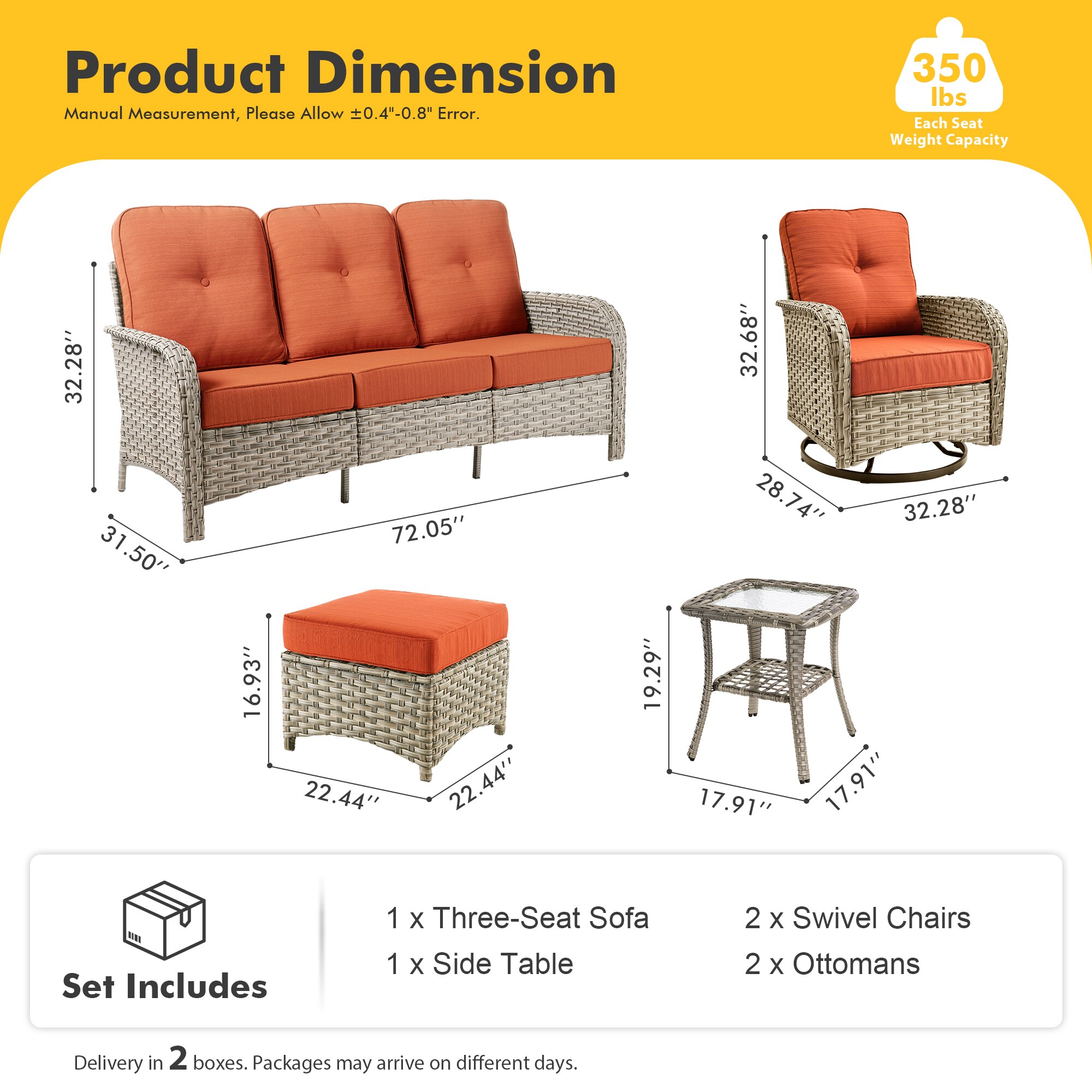 Caodoc L5-YZVNC806-1 Patio-Sofas-Daybeds - View #6