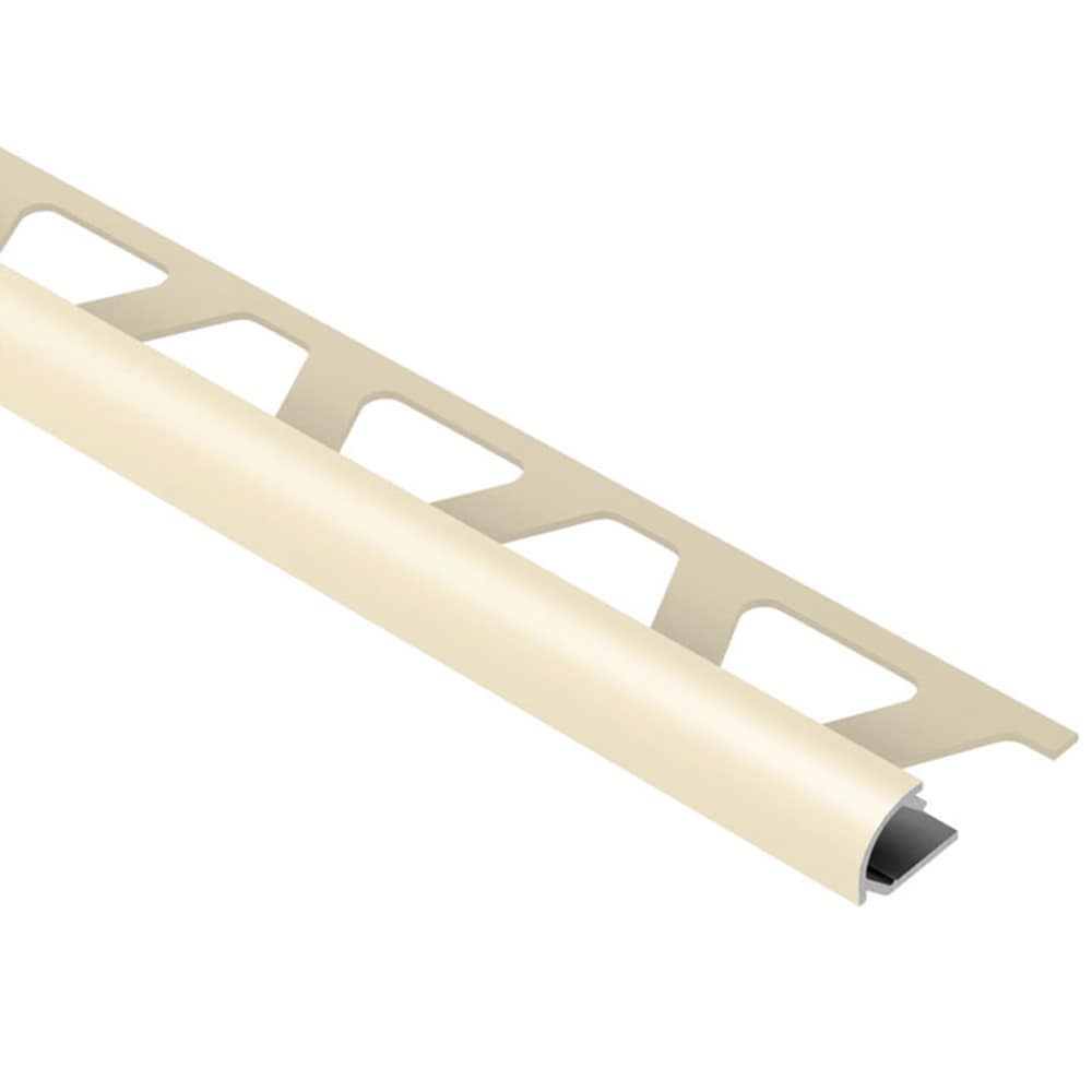Schluter Systems RO125SP Rondec 0.5-in W x 98.5-in L Sand pebble color-coated aluminum Aluminum Bullnose Tile Edge Trim