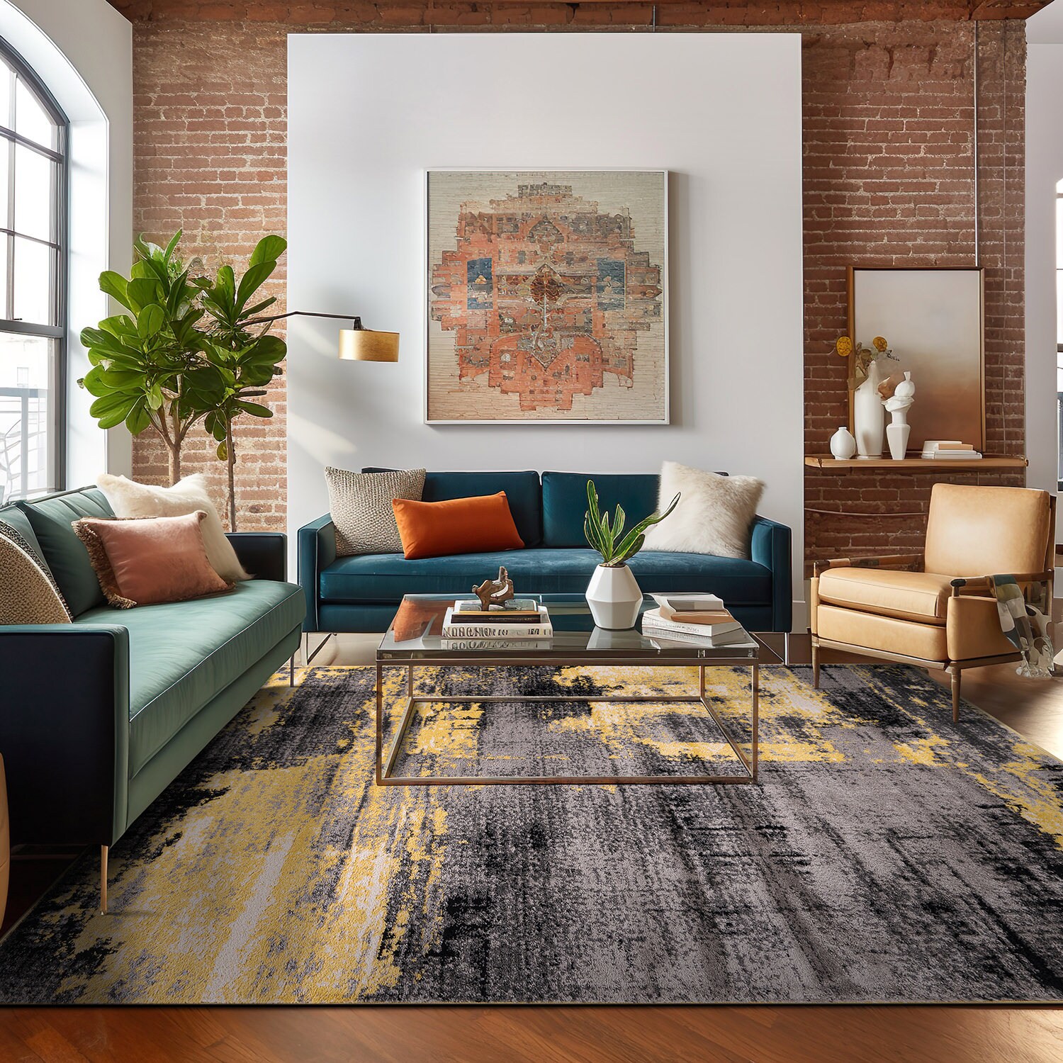 World Rug Gallery 402YELLOW5X7 rugs - View #8