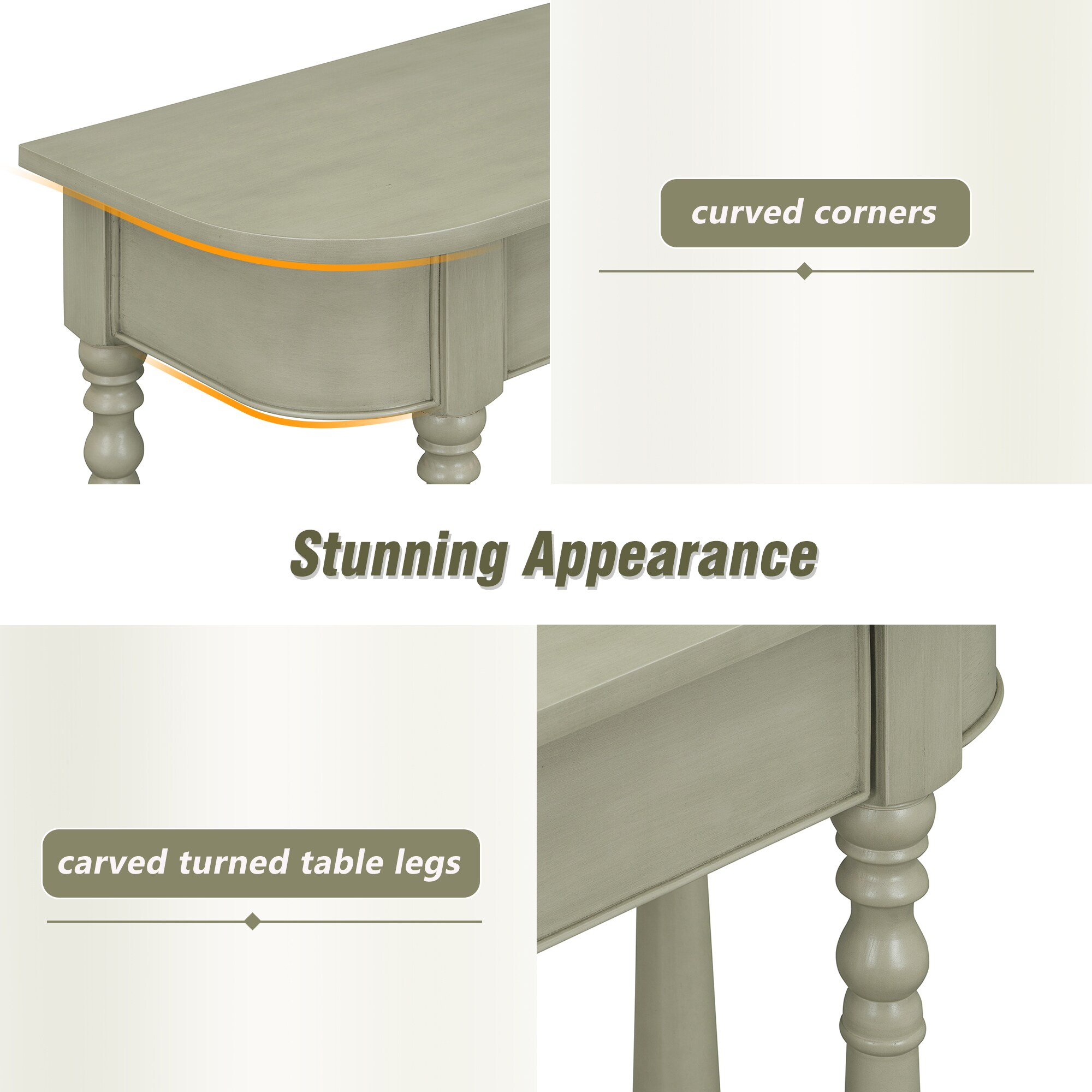 ModernLuxe N715P230795E Console-Sofa-Tables - View #6