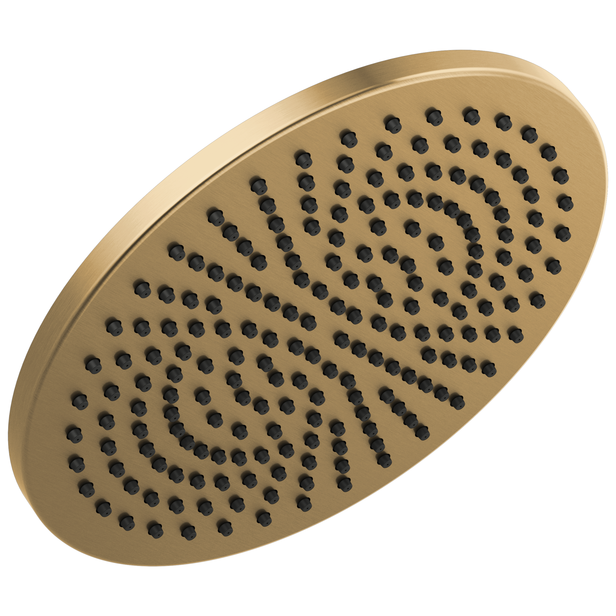 Delta 52158-CZ25 Universal Showering Components 1.0 -Settings Champagne Bronze 11.7500-in Round Fixed Rain Shower Head 2.5 GPM