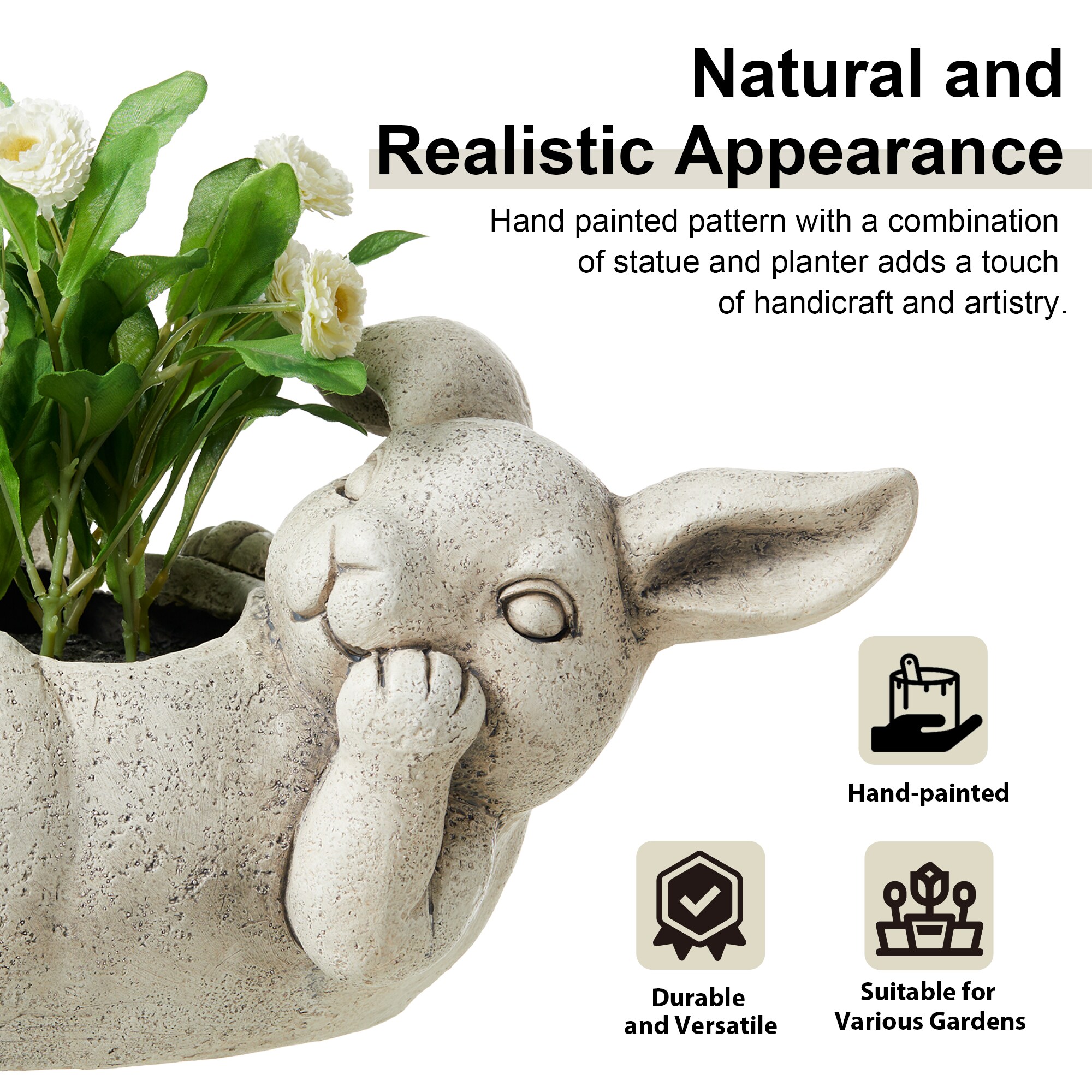 Glitzhome 2024400001 Planter-Window-Box - View #4
