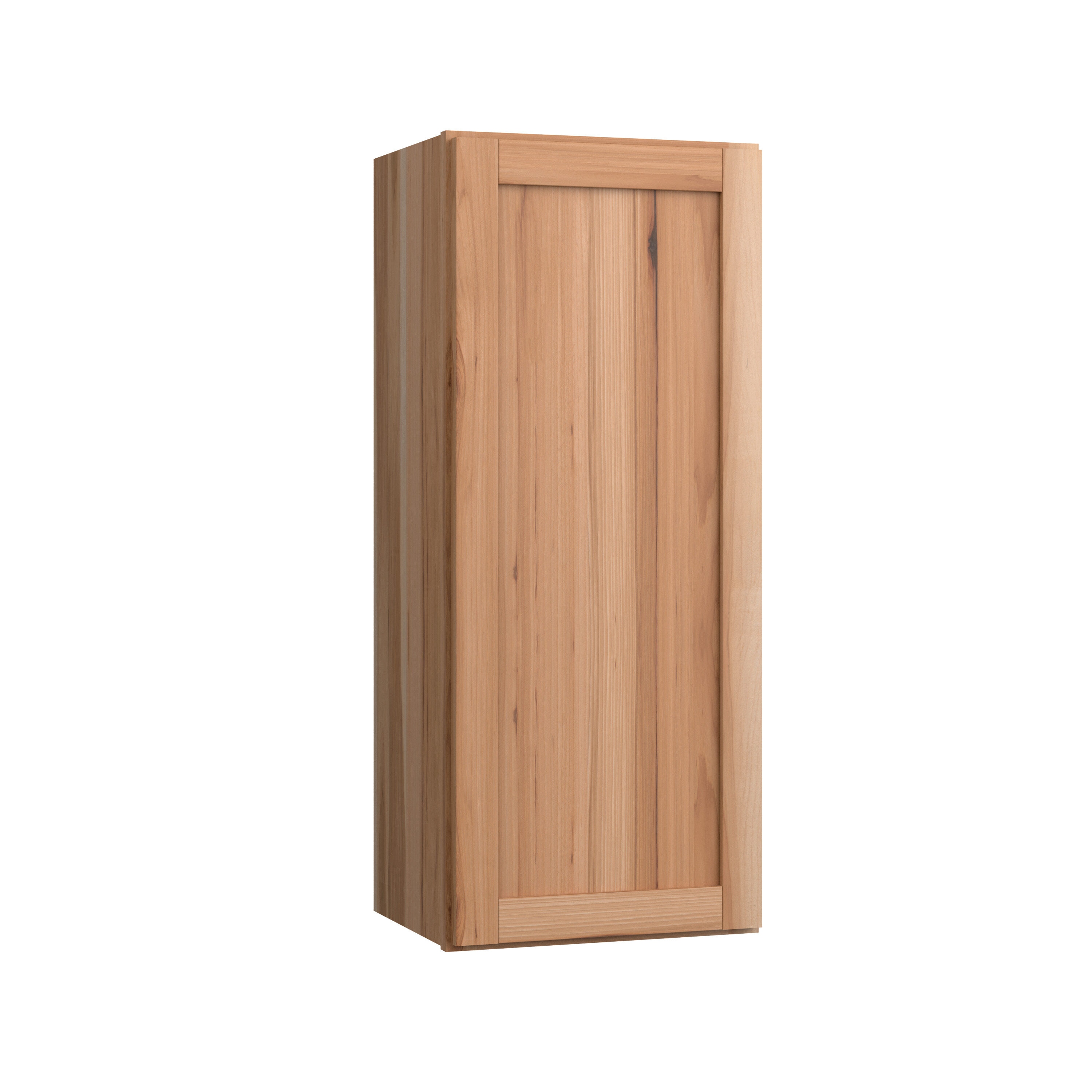 Project Source W1536RH Branson 15-in W x 36-in H x 12-in D Hickory Wall Fully assembled Cabinet (Recessed Panel Shaker)