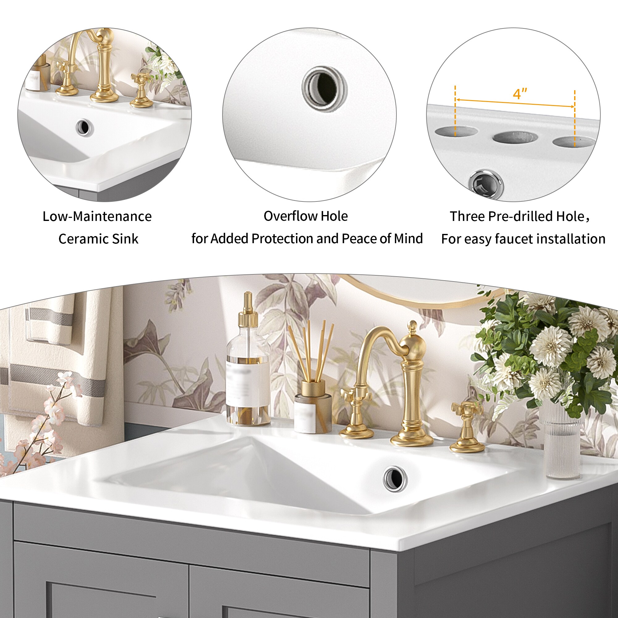 Iseryn YSG440EP299 Bath-Vanity-Combo - View #3