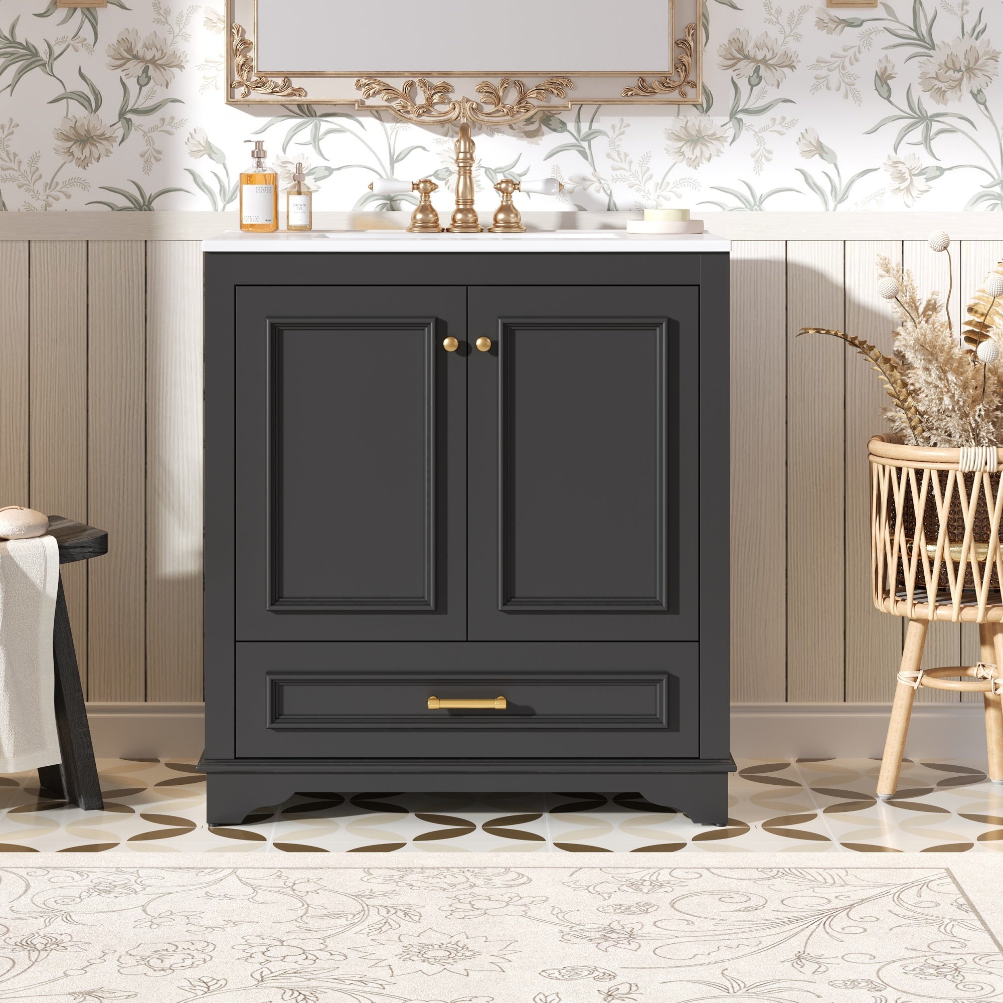 Boyel Living BL-MRS-7676B Bath-Vanity-Combo - View #2