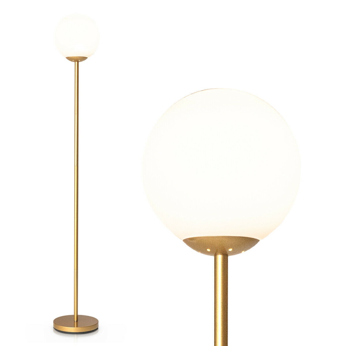 WELLFOR DZJ24273US-GD floorlamps - View #2