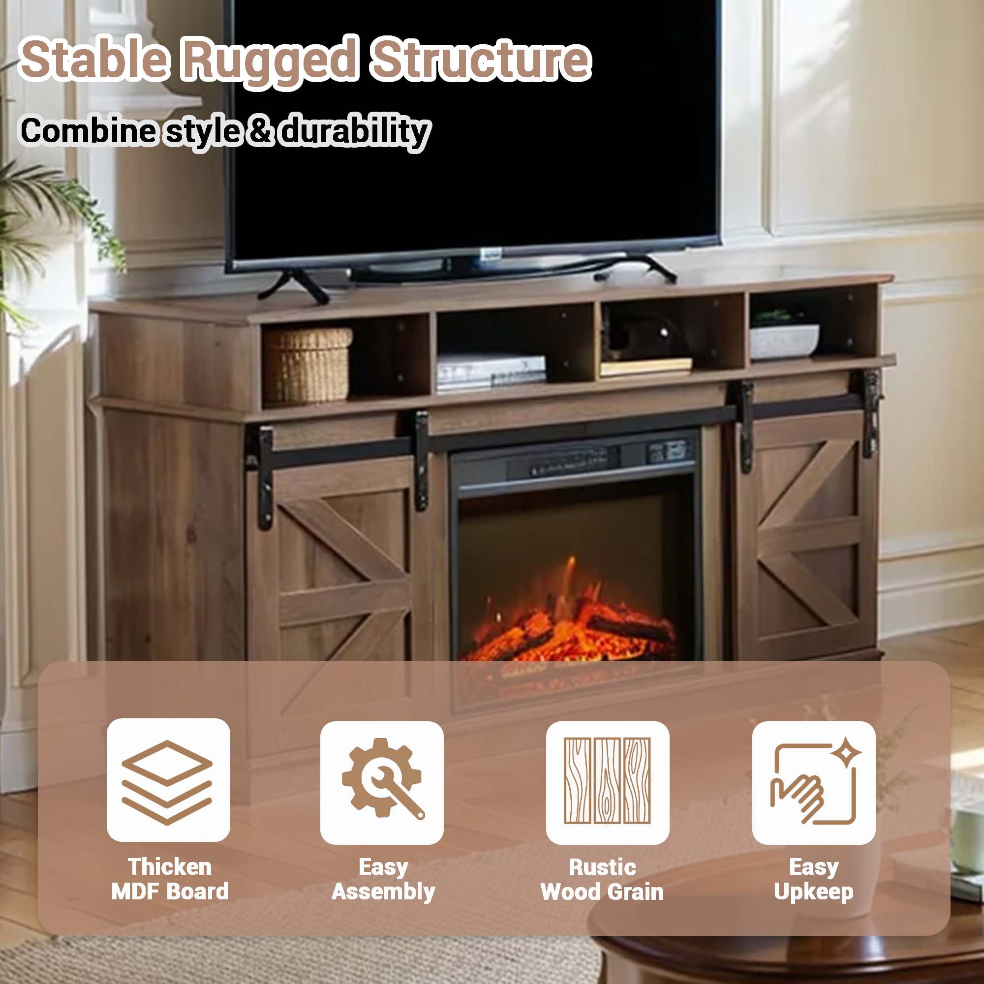 Fun Orange FUN25EF21 Electric-Fireplaces - View #5