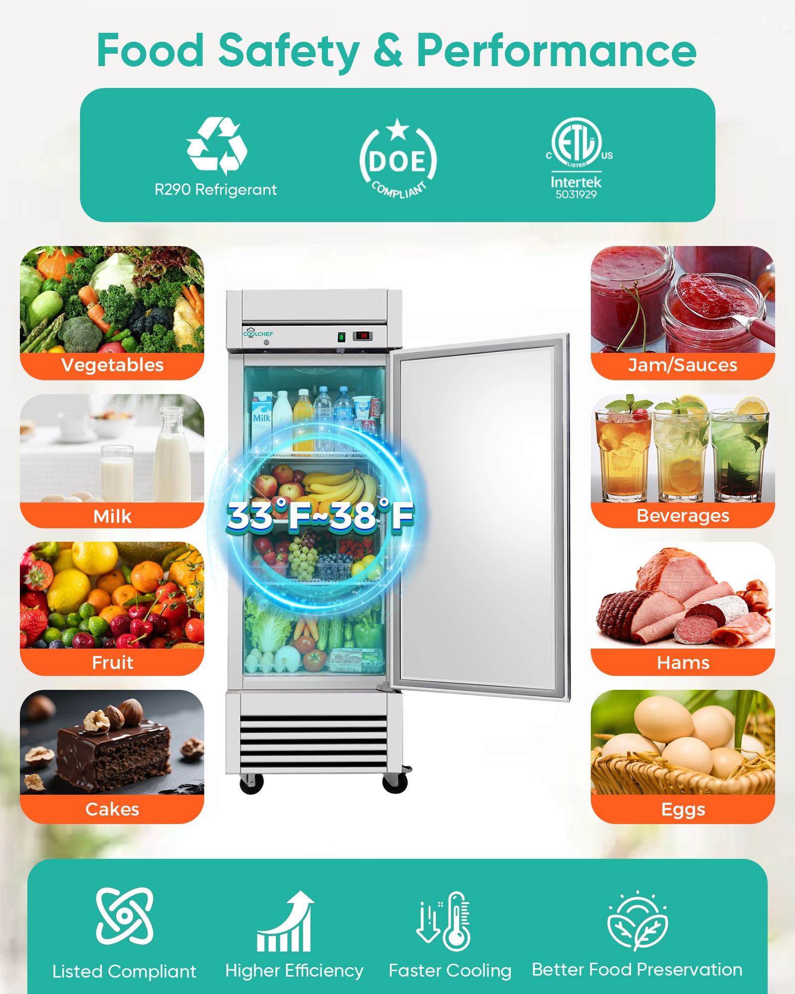 Xspracer ML-CR117 Commercial-Refrigerators - View #3