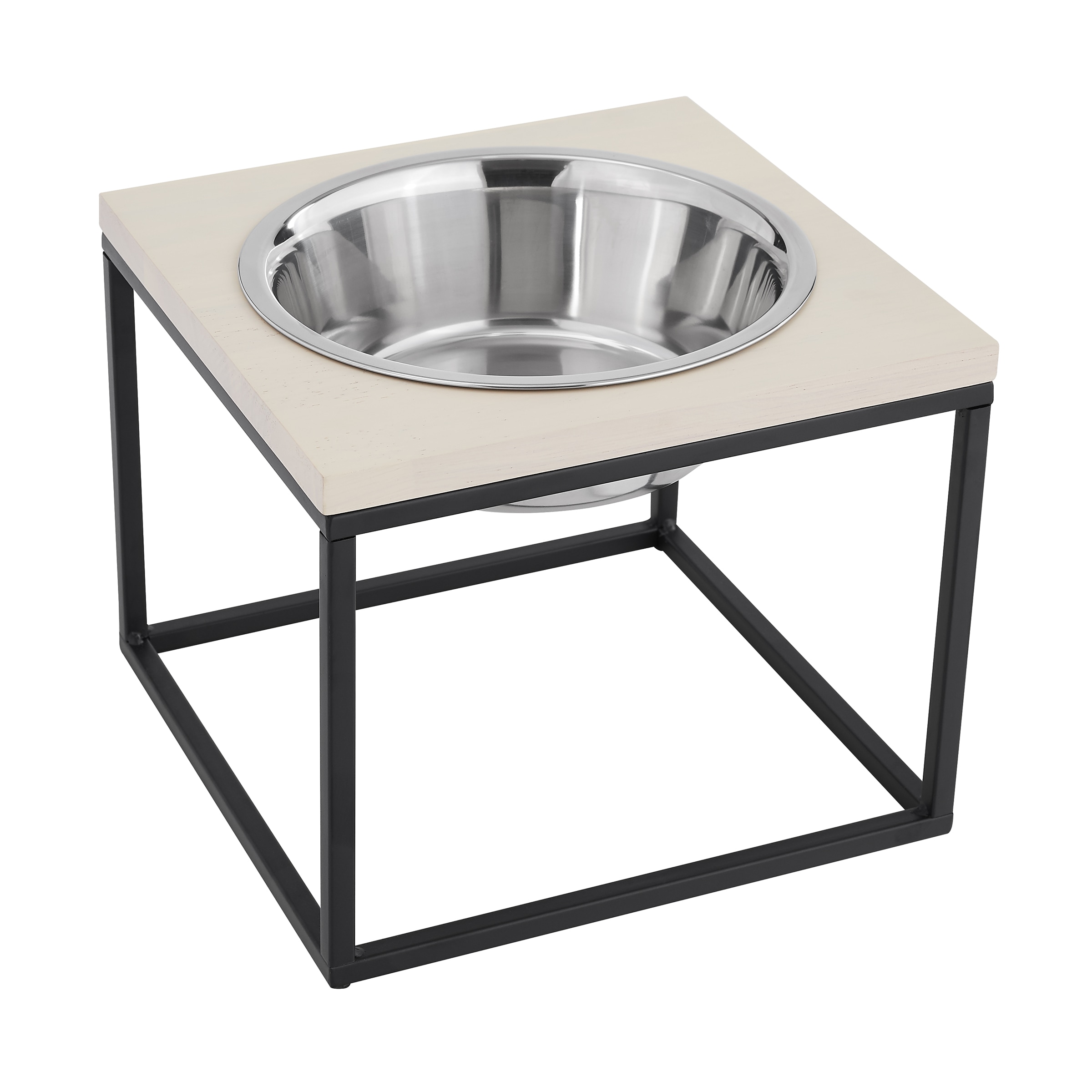 Raised Pet Bowls with Storage Function 2 Stainless Steel Dog Bowls Elevated  Base, 1 Unit - Harris Teeter