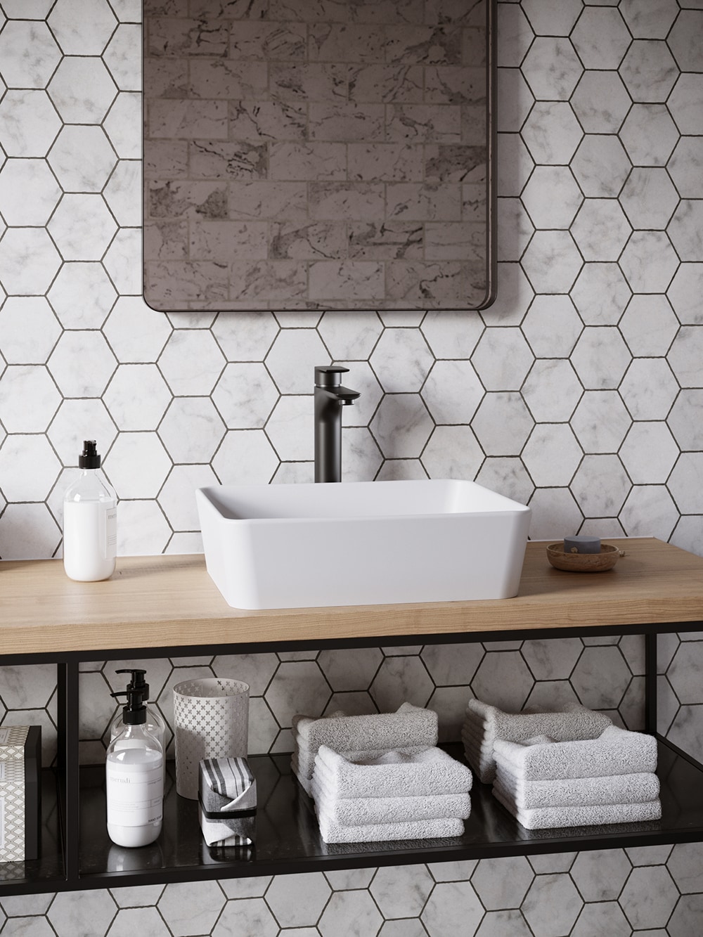 Karran QM172WH422MB Bath-Sink - View #2