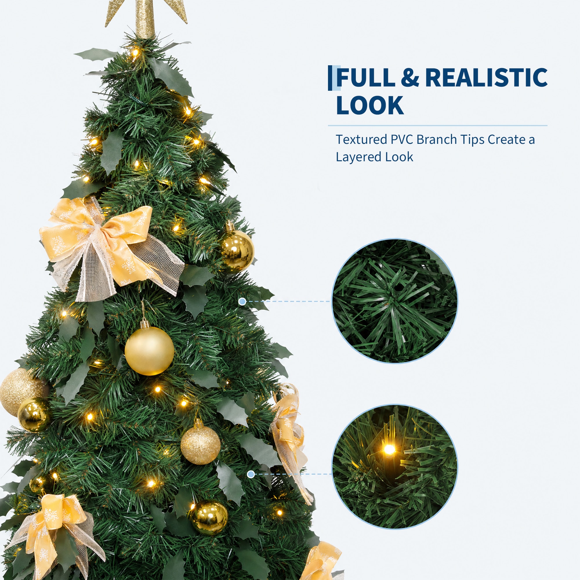 Garvee BPL-IBFC62DCRP-5PP5 Artificial-Christmas-Trees - View #7