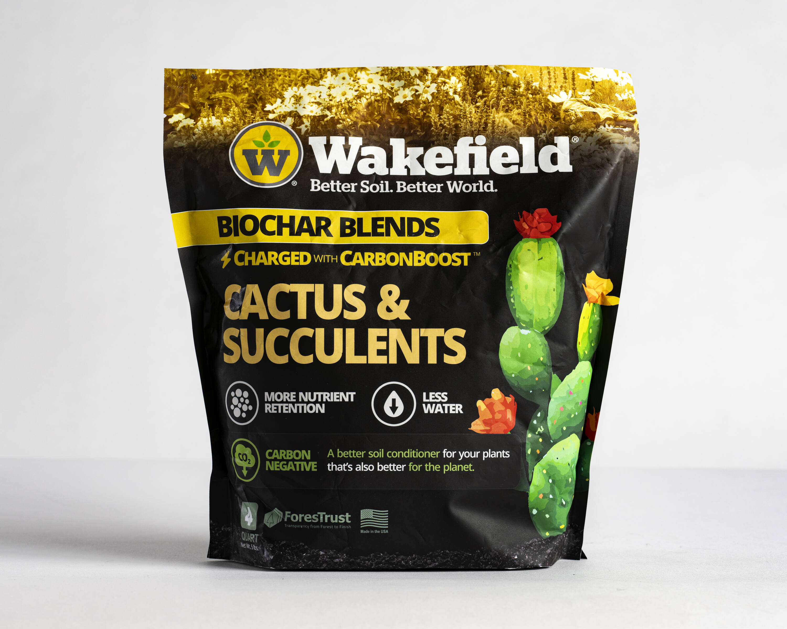 Wakefield Biochar 4231 4 Qt. Organic Compost Provides organic nutrients
