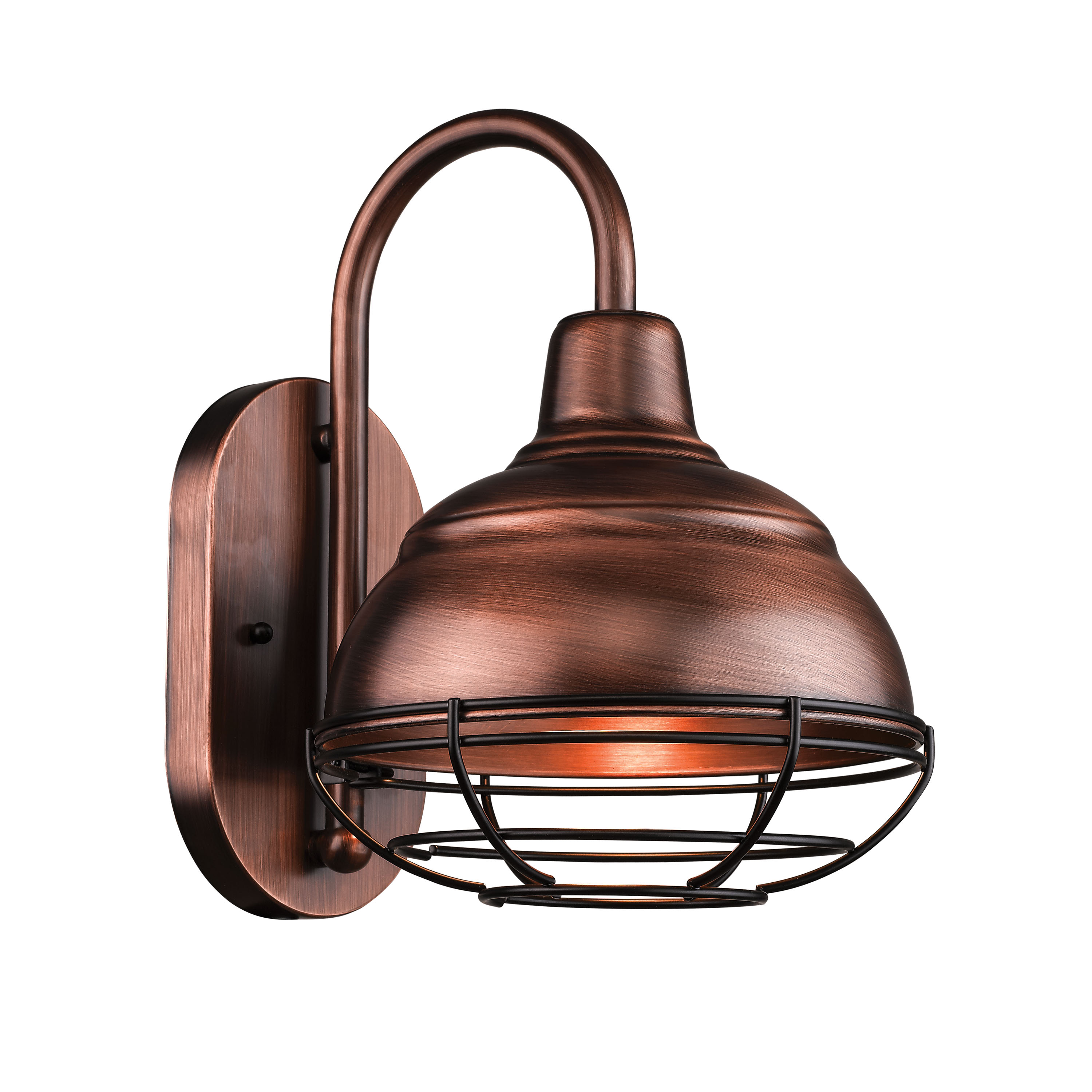 Millennium Lighting - R Series 1 -Light 11.75-in H Copper Hardwired Outdoor Wall Light