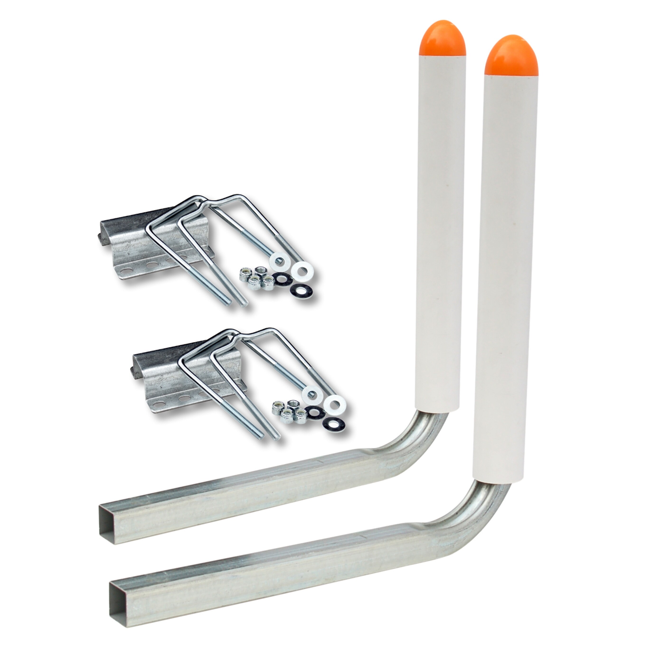 Tie Down 16 Gauge Galvanized Steel Pontoon Trailer Guide-On Kit Pair
