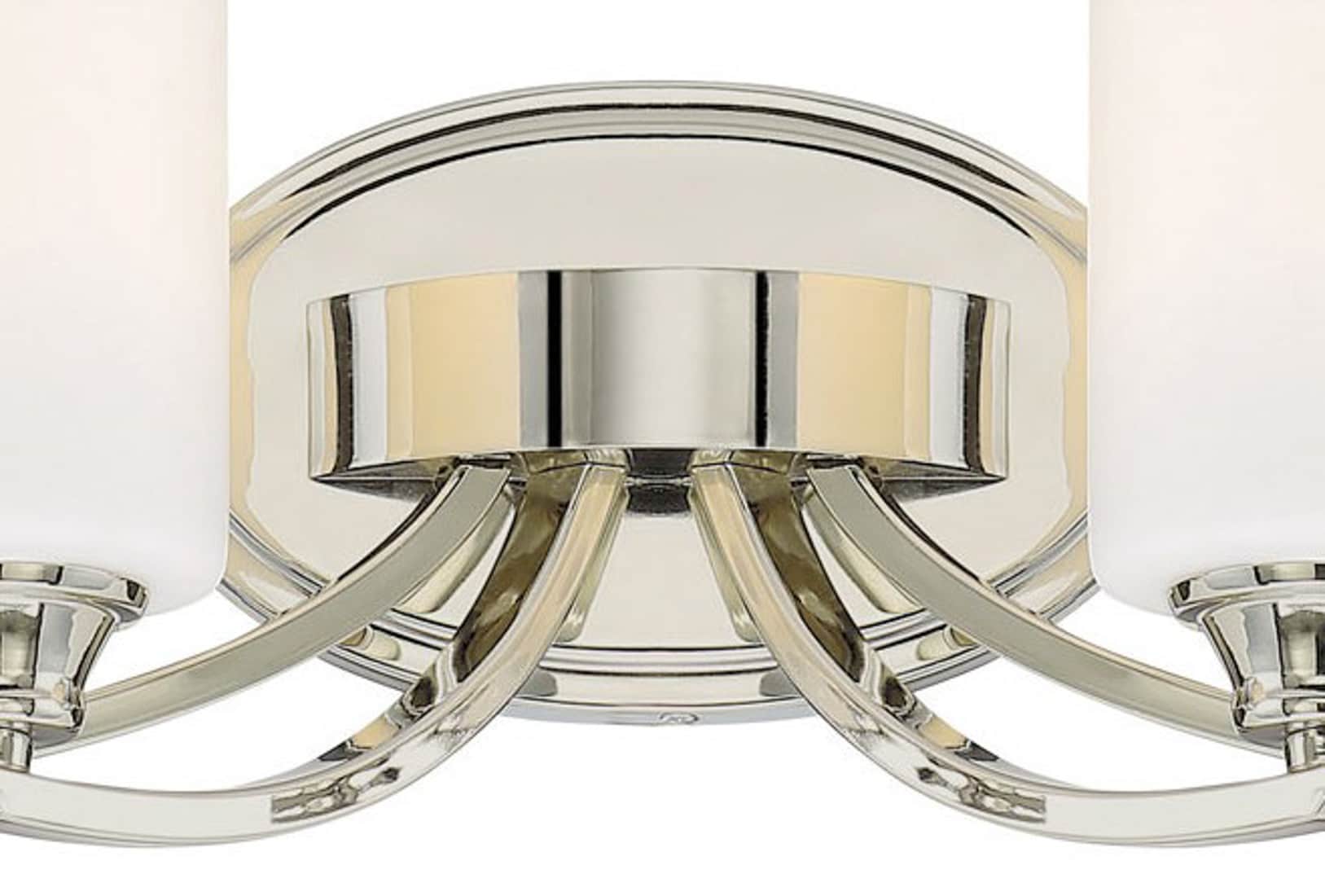 Polished Nickel 4-Light Cylinder Vanity Fixture