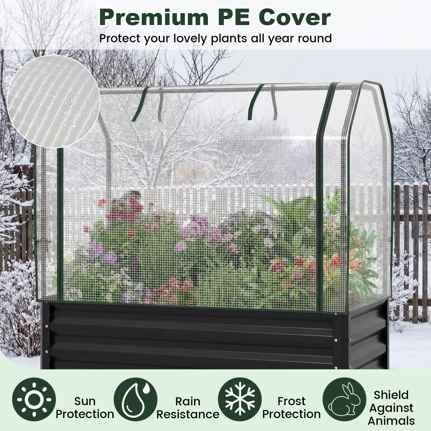 Slickblue D-CO-1-KB1674TG Raised-Garden-Beds - View #7