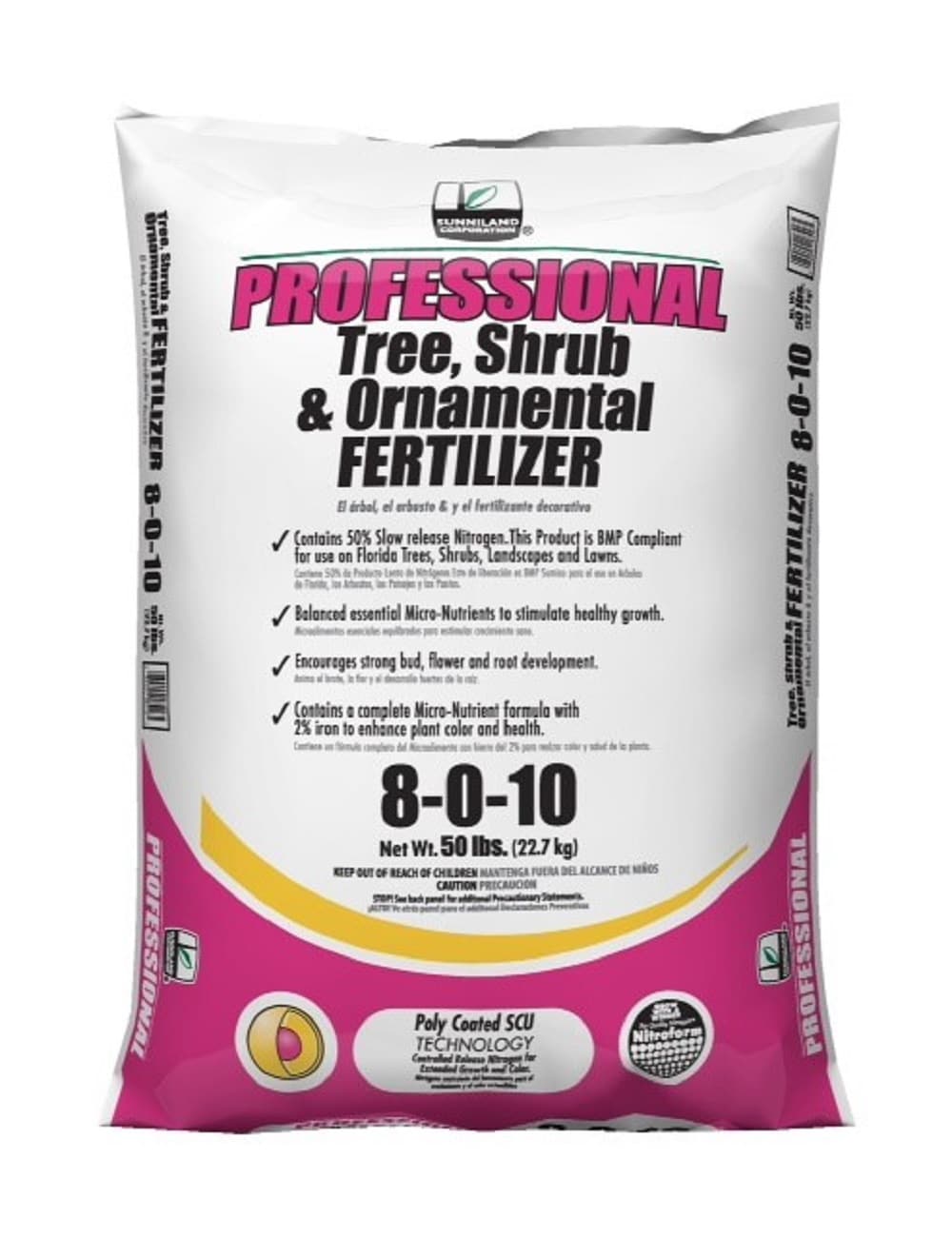 Sunniland 119507 50-lb 4000-sq ft 8-0-10 All Purpose Lawn Fertilizer