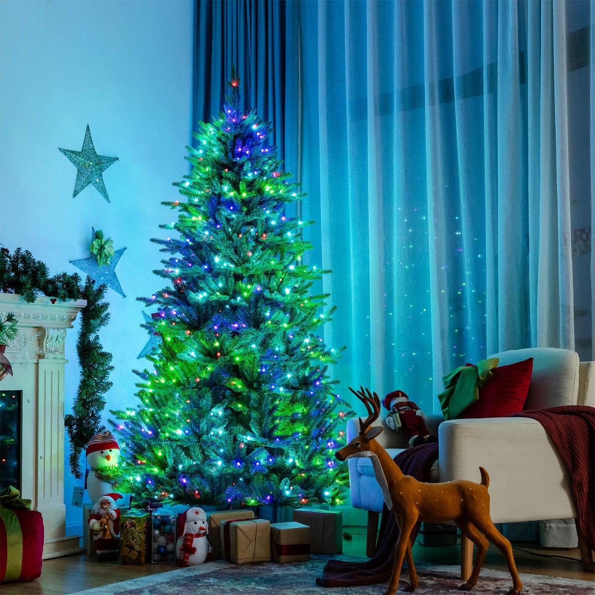 WELLFOR CM-HJY-23483US Artificial-Christmas-Trees - View #8