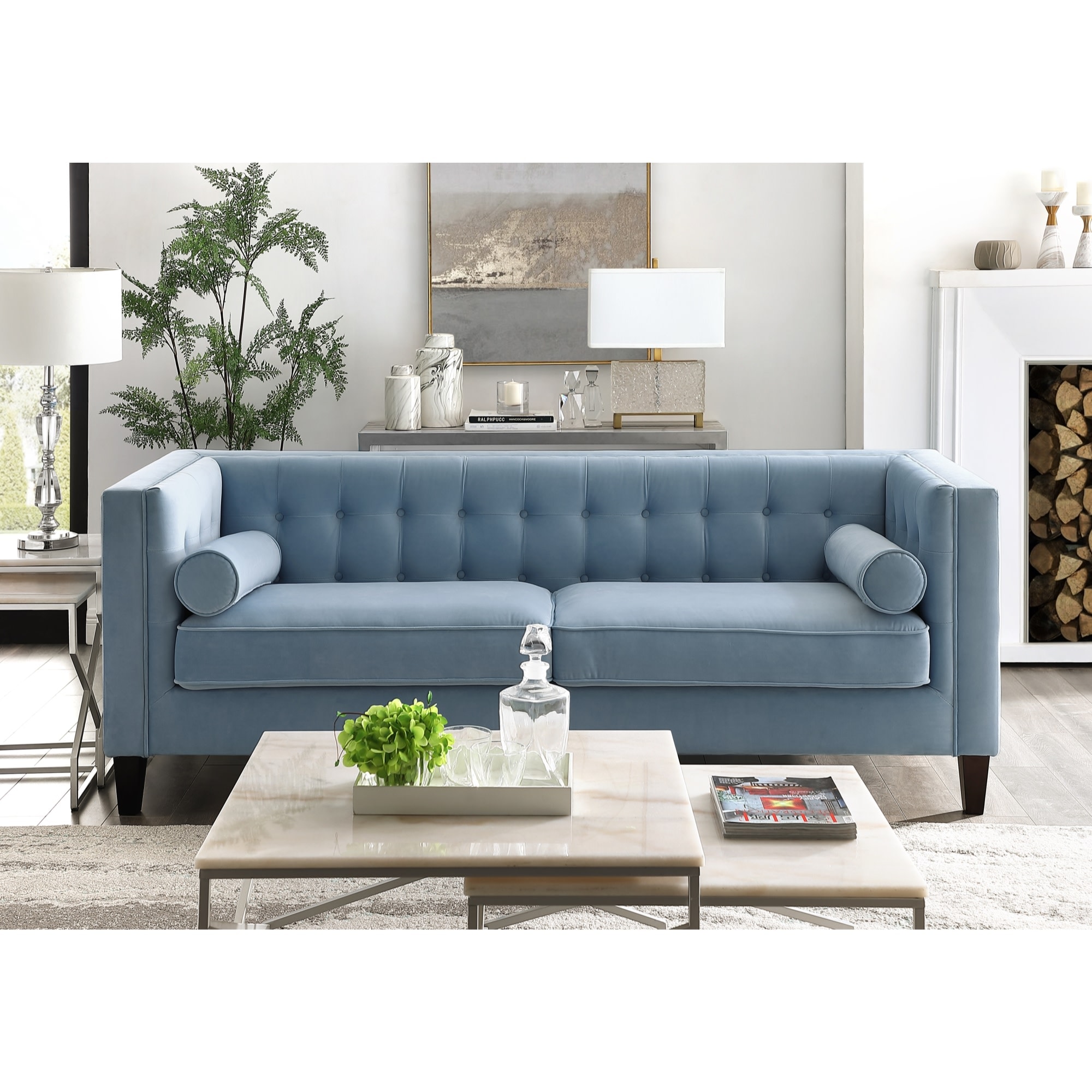Inspired Home SA101-02GR-LS Sofas-Loveseats - View #2