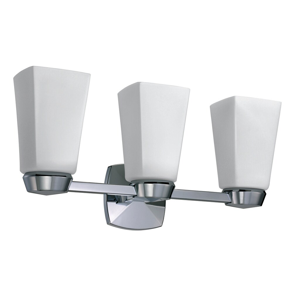 Gatco 1696 Oldenburg 16-in 3 -Light Polished Chrome Traditional Vanity light