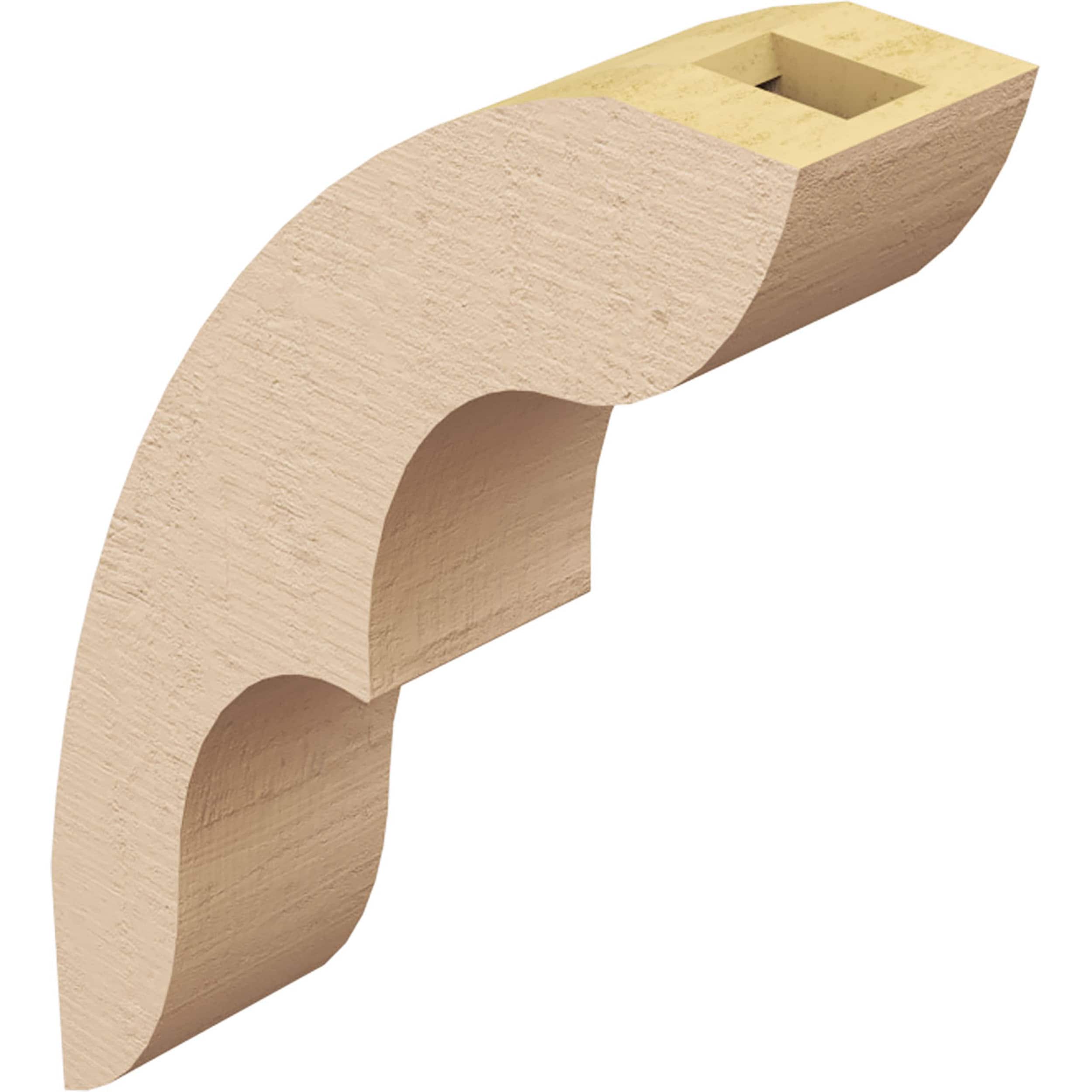 Ekena Millwork BRCUR03X10X14OZKRCPR braces - View #12