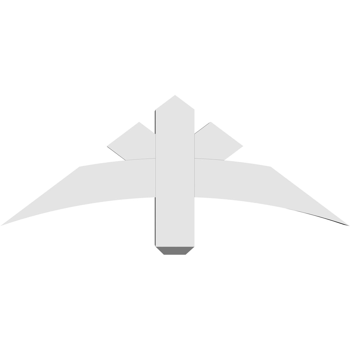 Ekena Millwork GBP036X14X0404ALB00 Exterior-Brackets-Braces - View #4