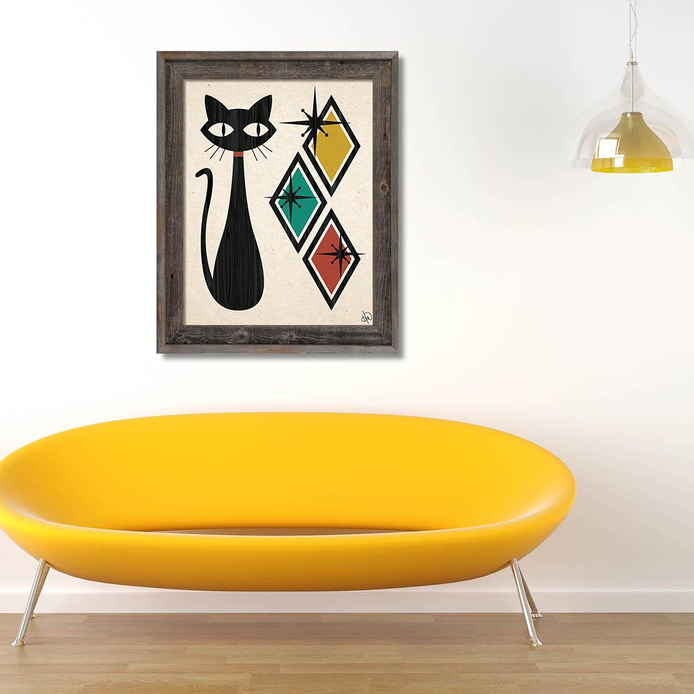 Creative Gallery RET001167MTL16X20FM Wall-Art - View #3