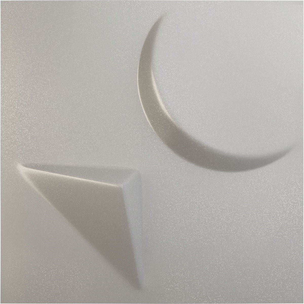 Ekena Millwork WP12X12APASV 11-7/8-in x 11-7/8-in Embossed Paintable/Stainable Silver PVC Wall Panel ( 0.98-sq ft )