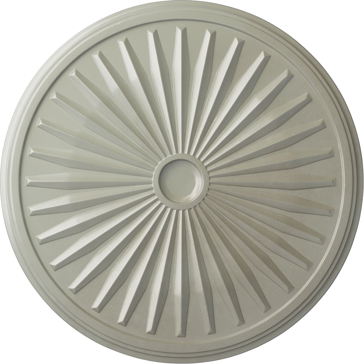 Ekena Millwork CM33LEFCS Leandros 33.125-in W x 33.125-in L Painted Flash Copper Polyurethane Whole Ceiling Medallion