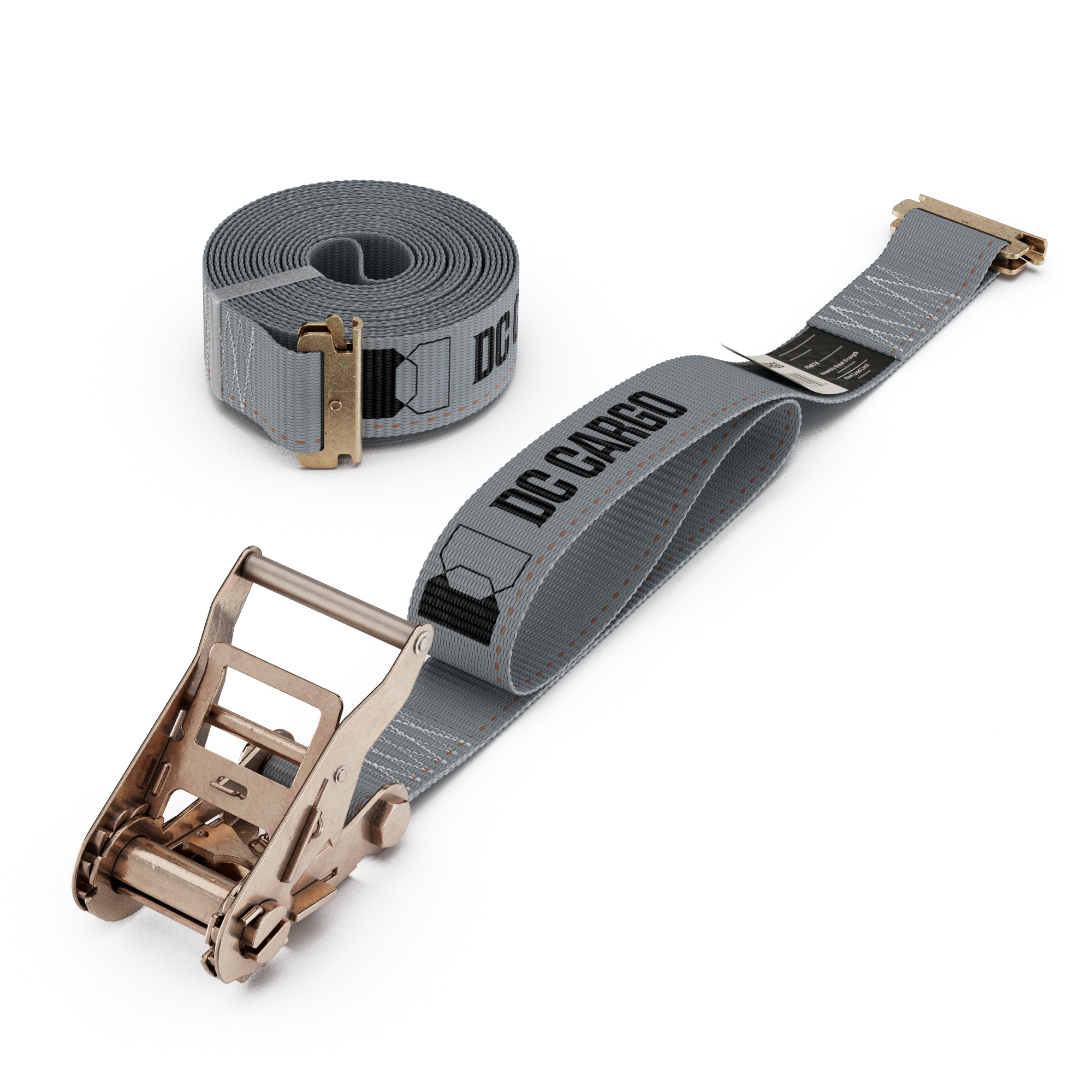 DC Cargo 216RSEF 2-in x 16-ft Ratchet Strap 3000-lb Break Strength
