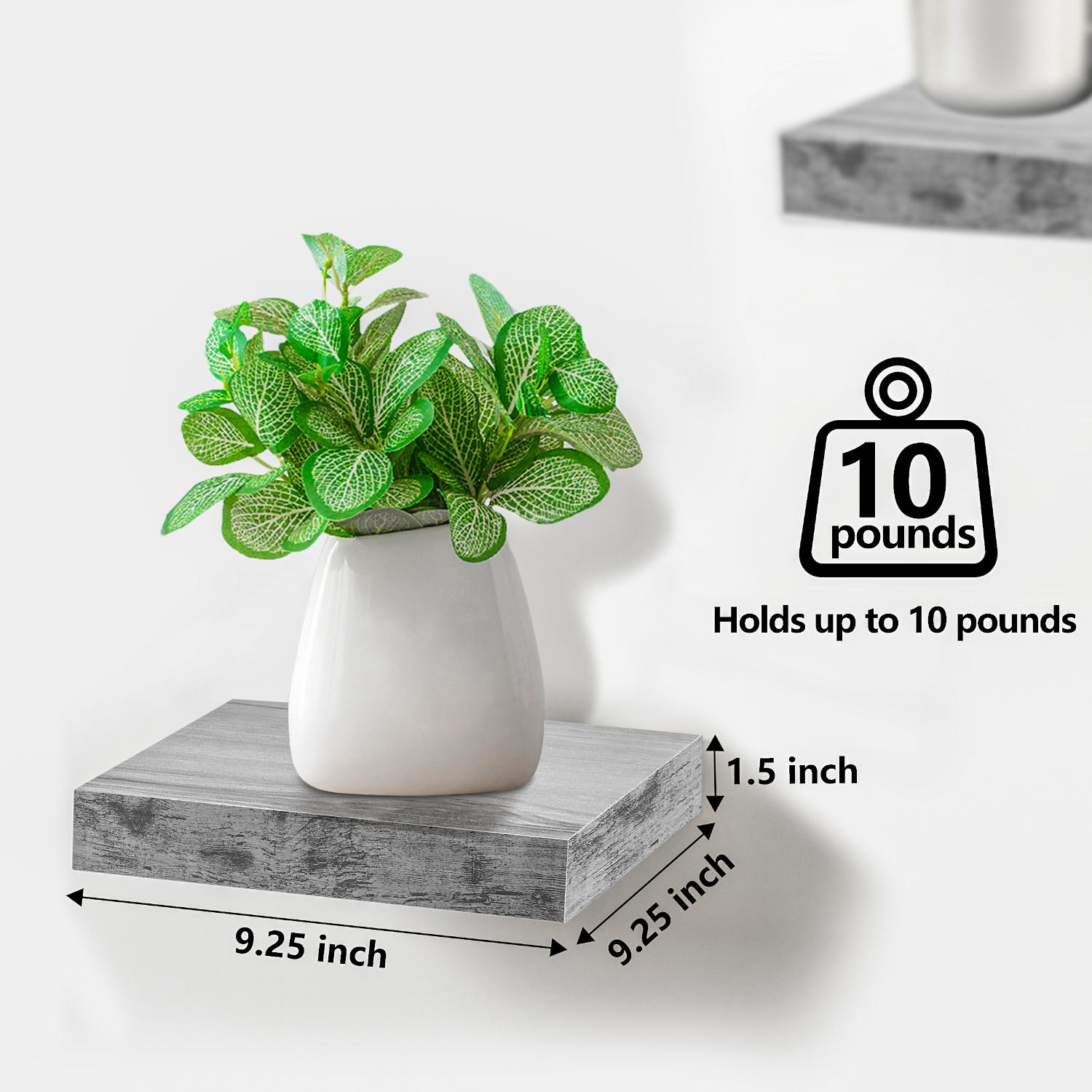 SORBUS WD-TIL4-GRW Wall-Mounted-Shelving - View #2