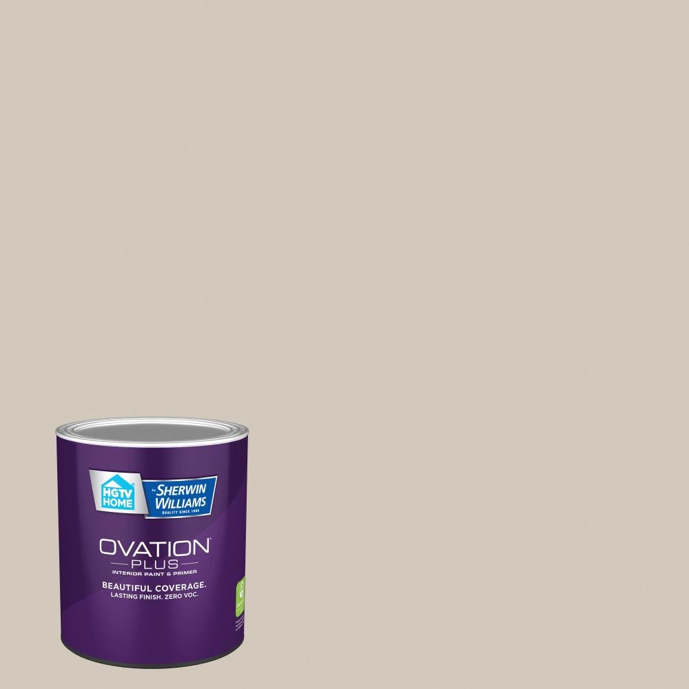 HGTV HOME by Sherwin-Williams HGSW3077-2557210 Ovation Plus Semi-gloss Simplify Beige HGSW3077 Latex Interior Paint Paint + Primer ( 1-quart )