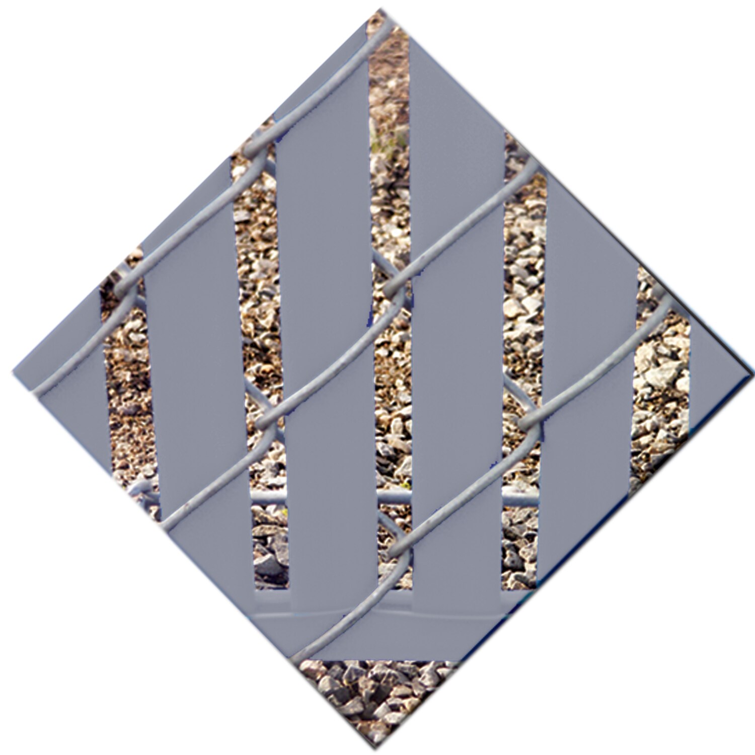 7-ft H x 1-in W Gray Hdpe Privacy Chain Link Fence Slat 78-Pack