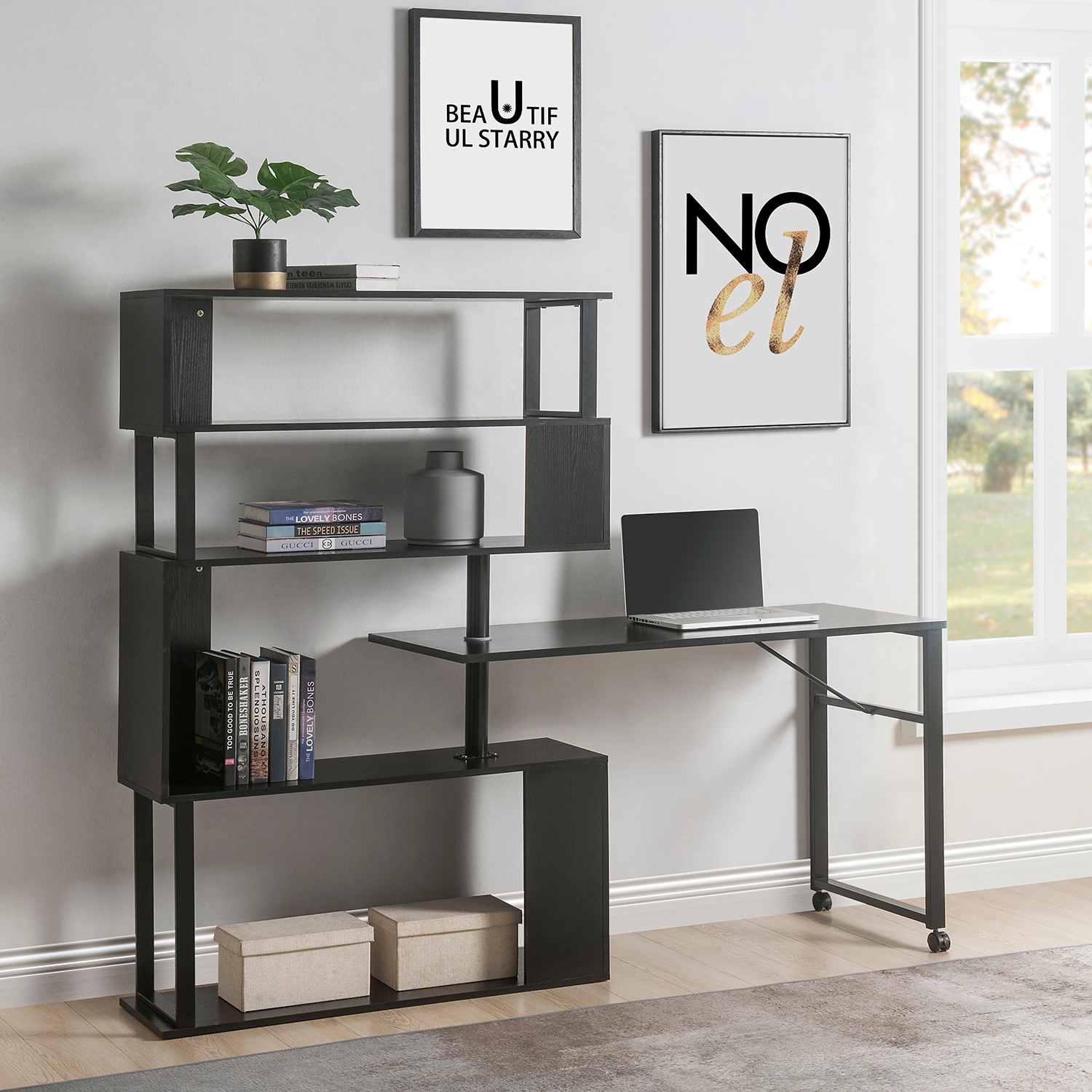 Mondawe MA-N25173BW bookcases - View #2