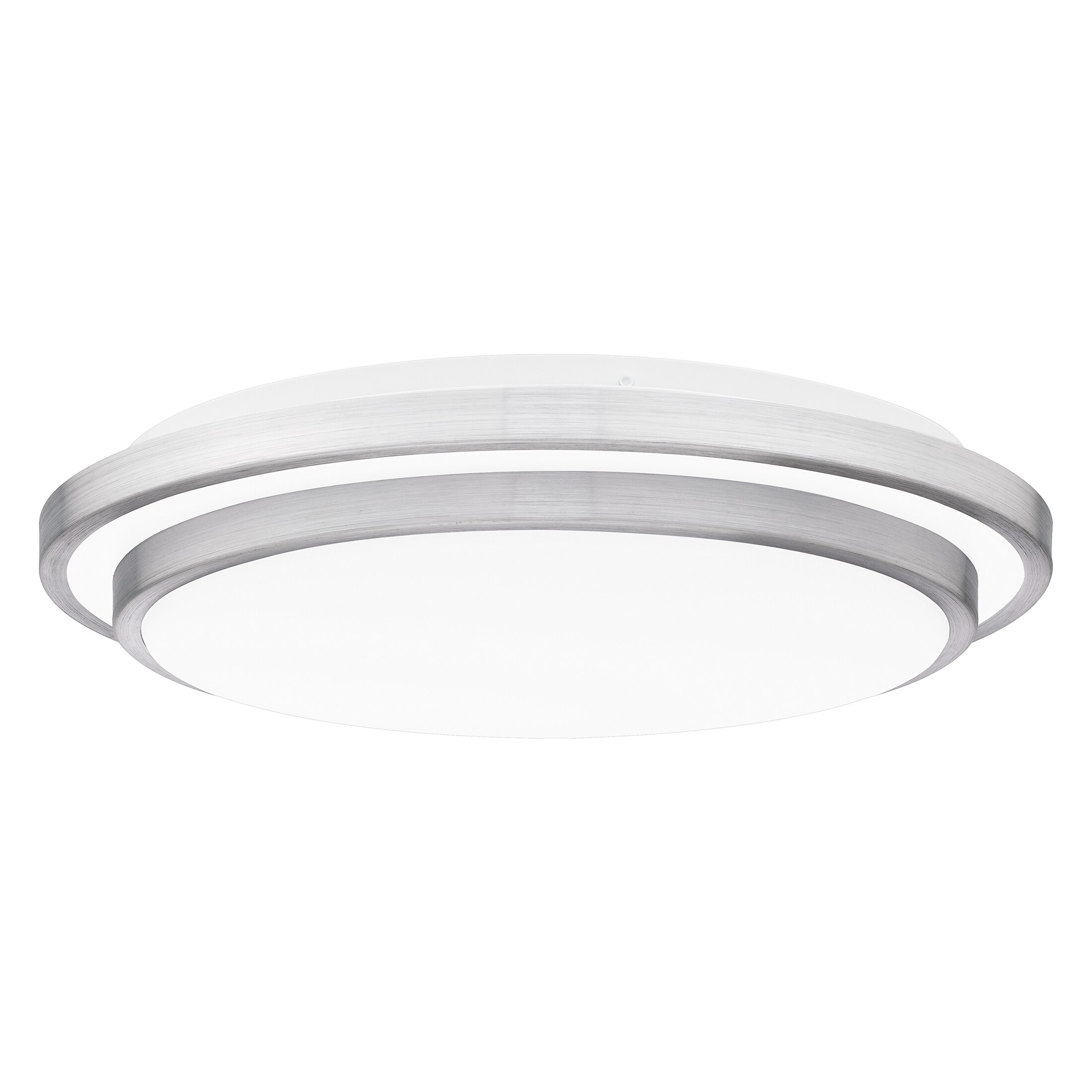 Quoizel IVG1616BRA Irving 1-Light Brushed Gray LED Semi mount light