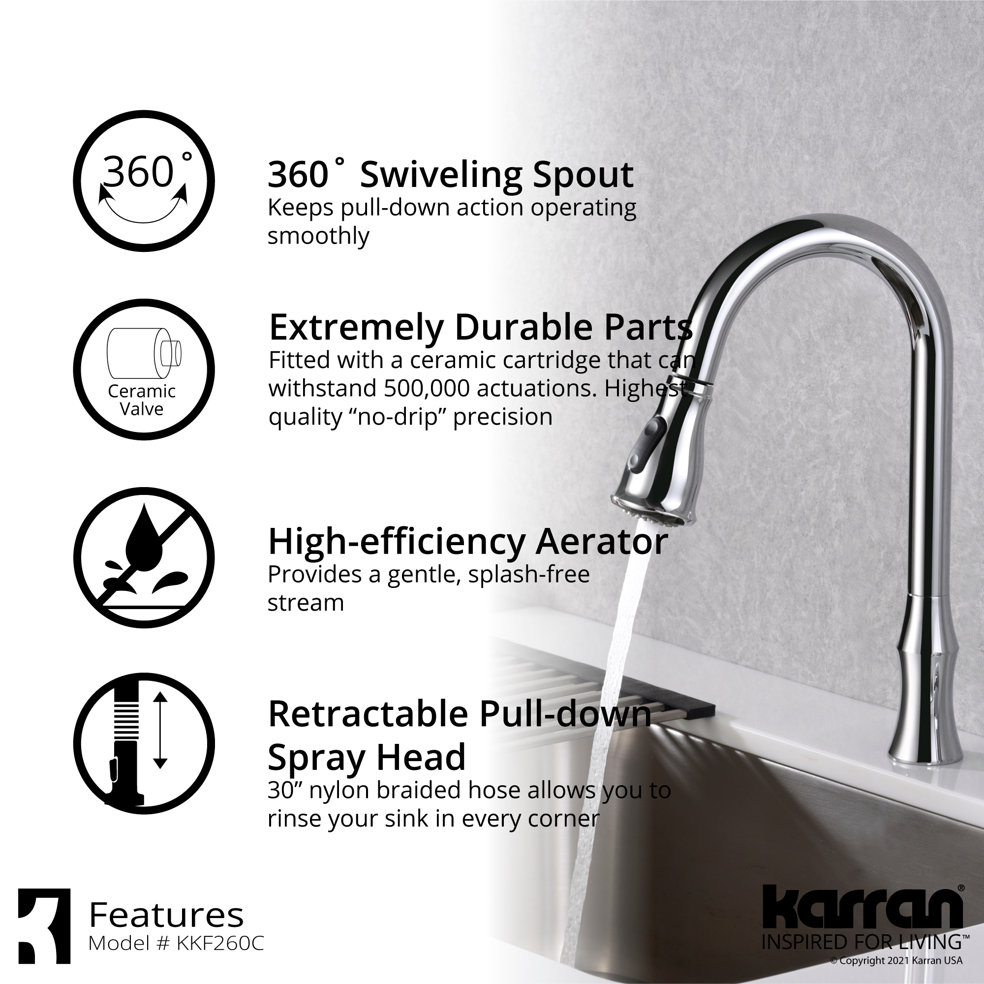 Karran KKF260SD25C Kitchen-Faucets - View #5