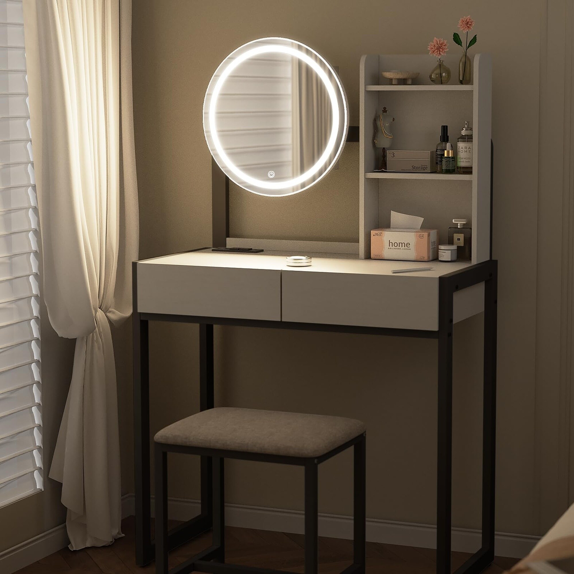 Vorene J-F4RKGLE67OU0 Bedroom-Vanities - View #3