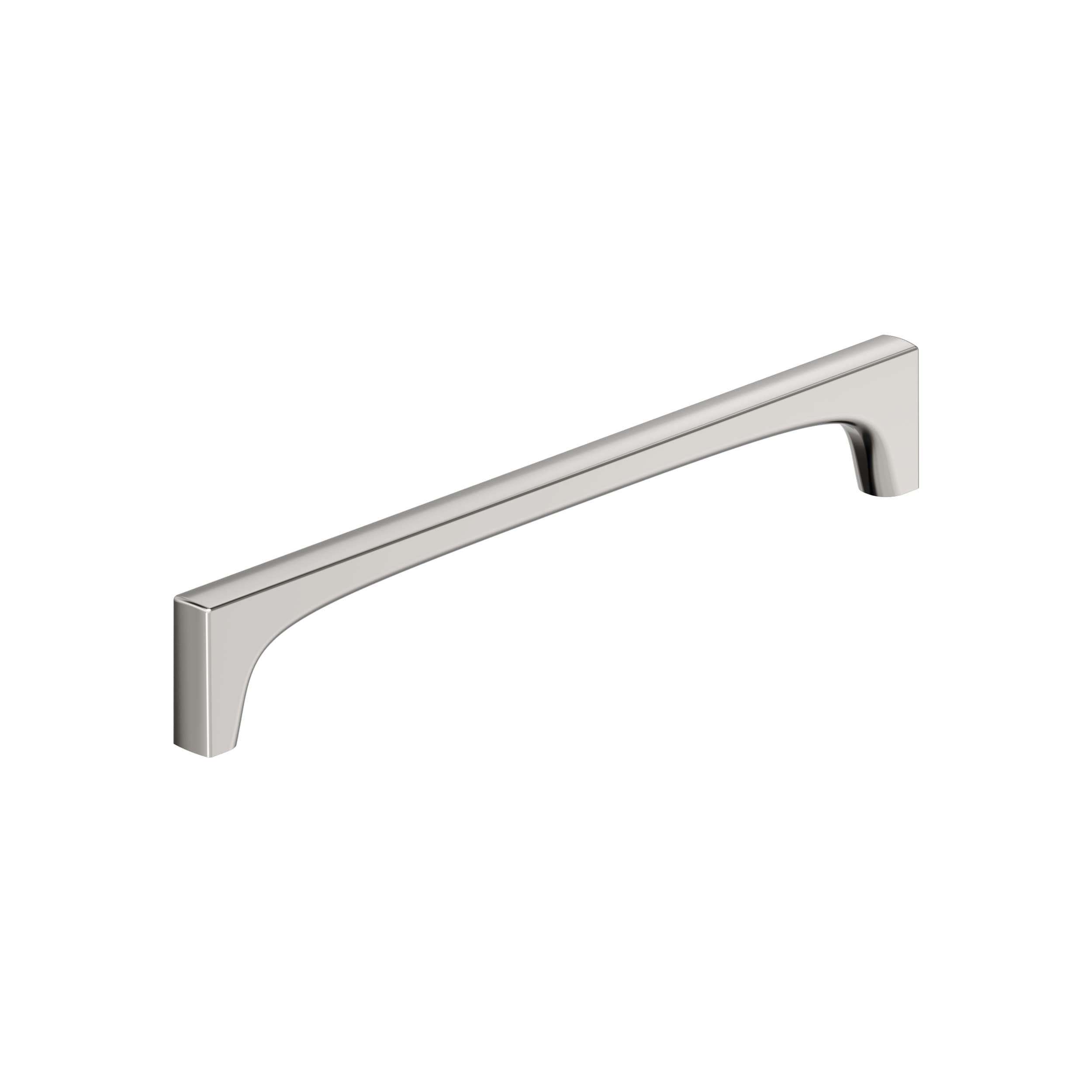 Amerock BP37427PN Merced 8-13/16-in , 224mm Center to Center Polished Nickel Rectangular Bar
