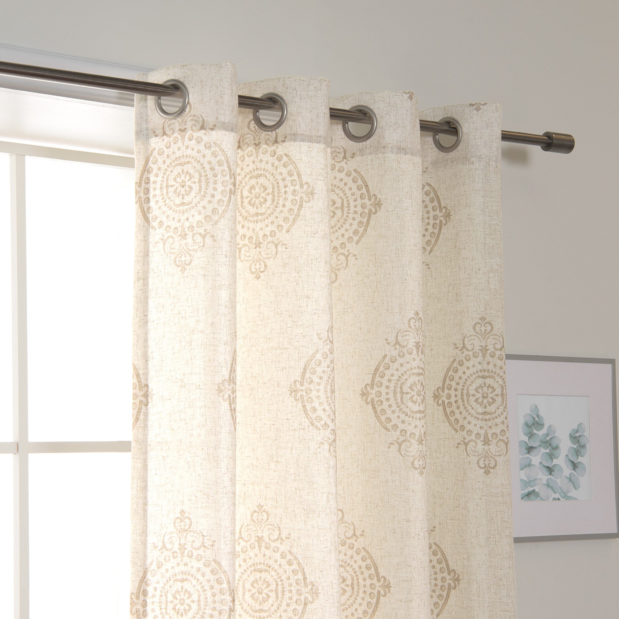 Best Home Fashion JC-17-MED02-84-BEIGE curtains - View #3