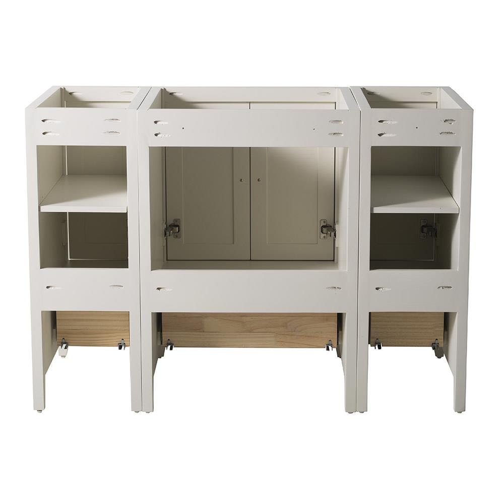 Oxford 48" Antique White Engineered Wood Freestanding Bathroom Vanity Base