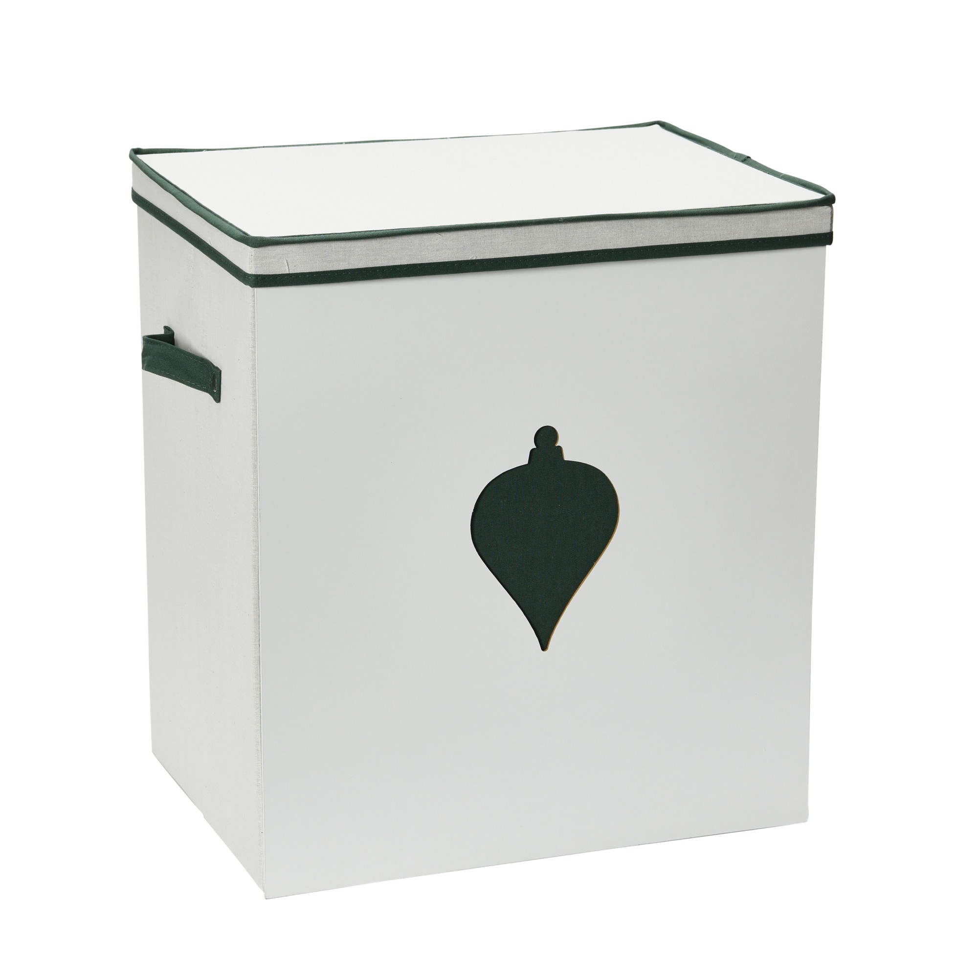 Household Essentials Ornament Storage Chest with 48 Pockets Green #HH572-1