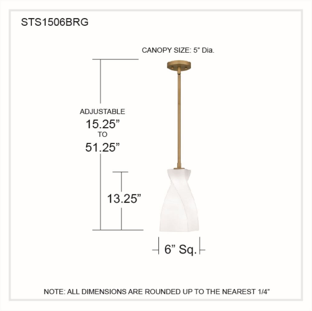 Quoizel STS1506BRG Pendant-Lights - View #5