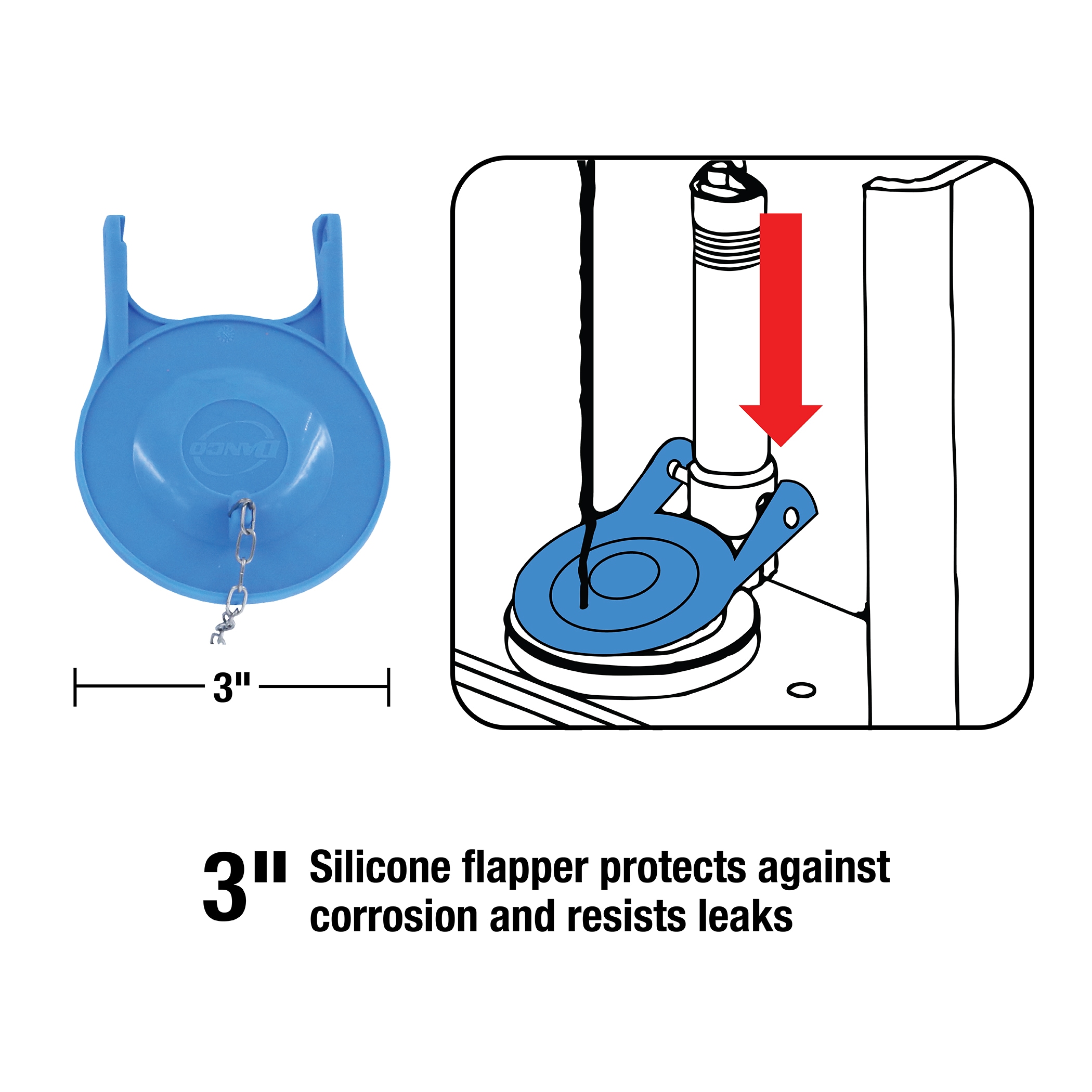 Danco HFX320 Toilet-Flush-Valves-Repair-Parts - View #4