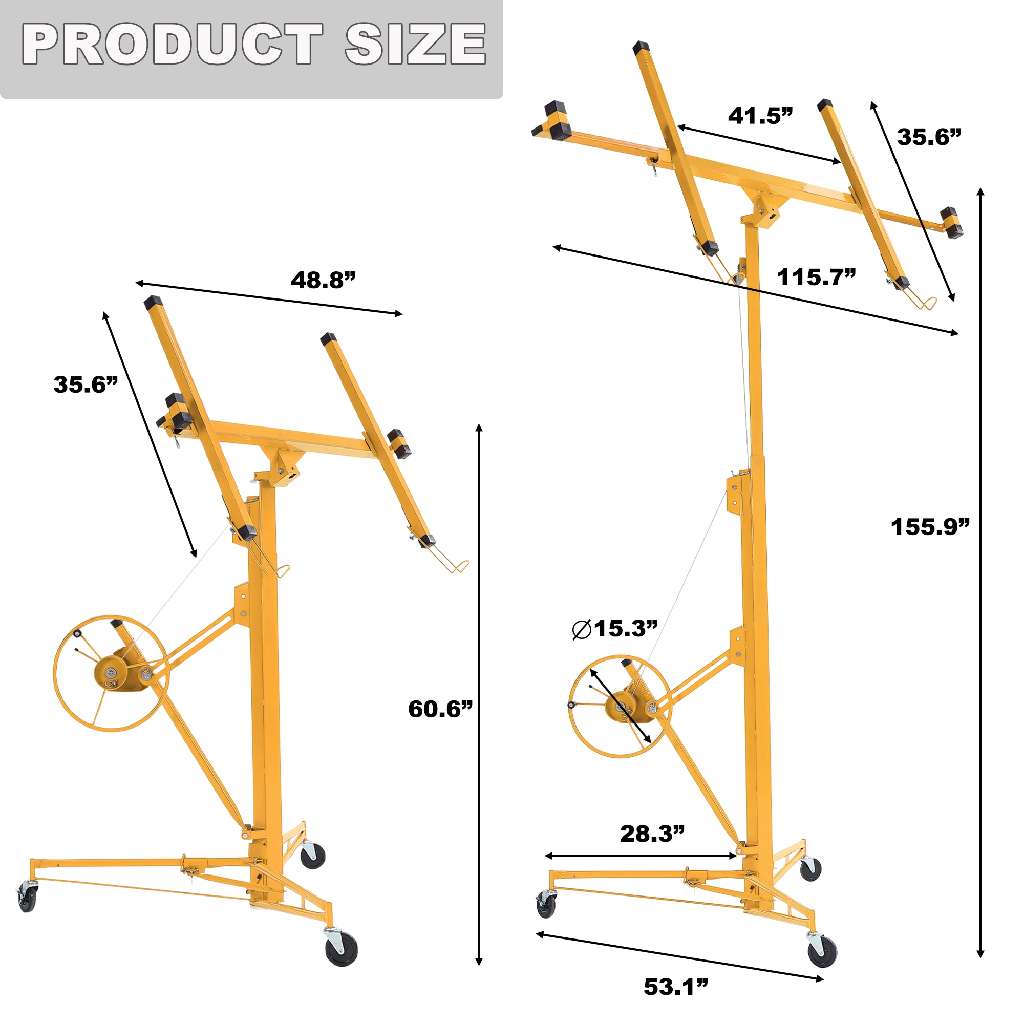 Maocao Hoom JL6127037 Drywall-Panel-Carriers - View #2
