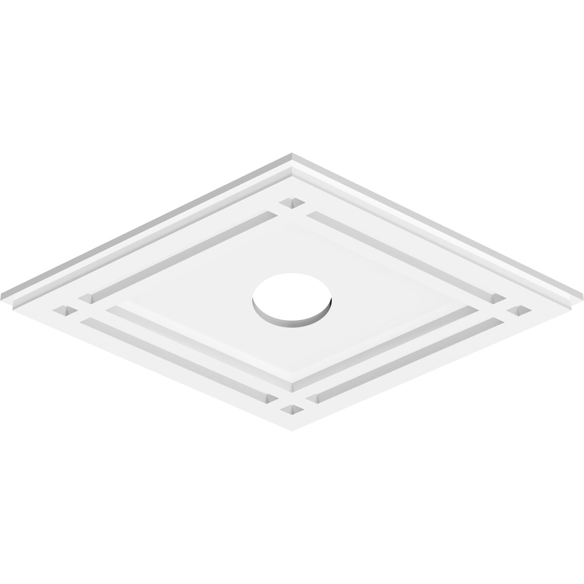 Ekena Millwork CMP22X14DD-03000 Ceiling-Medallions - View #2