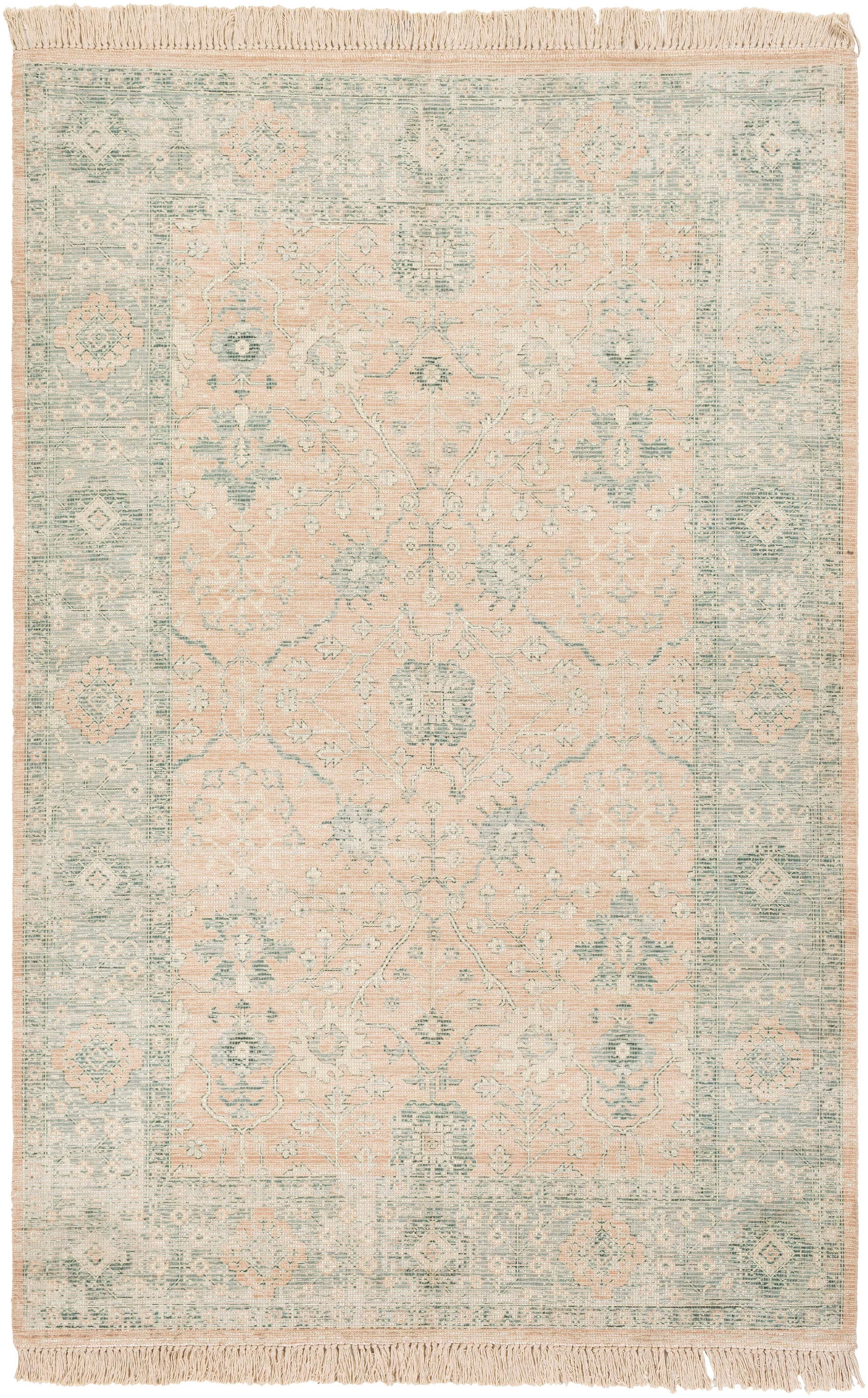 Livabliss ZAI2310-234 Zainab 2 x 4 (ft) Cotton Camel Rectangular Indoor Medallion Oriental Area rug