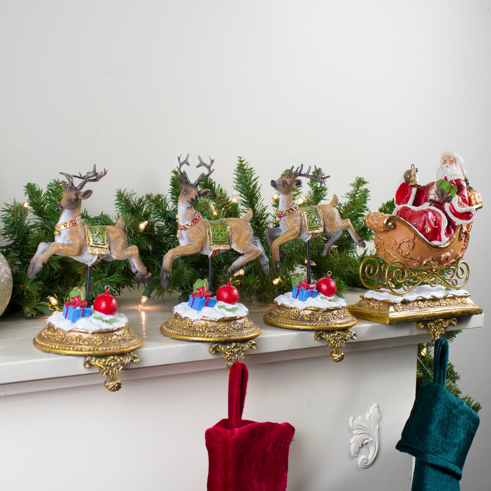 Northlight Decorative Plastic Stocking Holder in the Christmas Hooks ...
