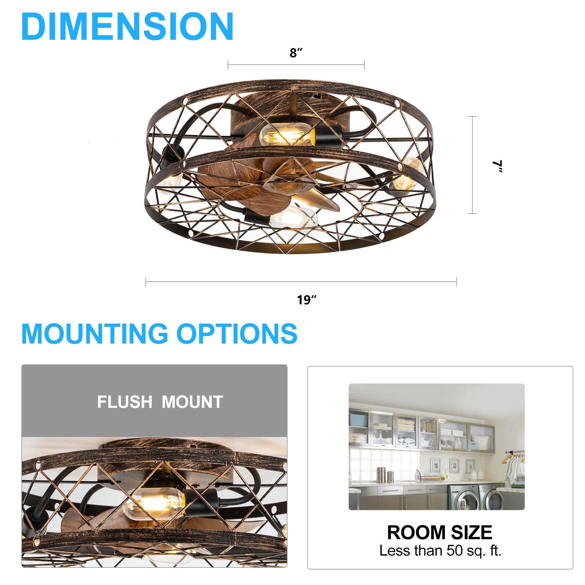 Breezary 33038-BG Ceiling-Fans - View #9