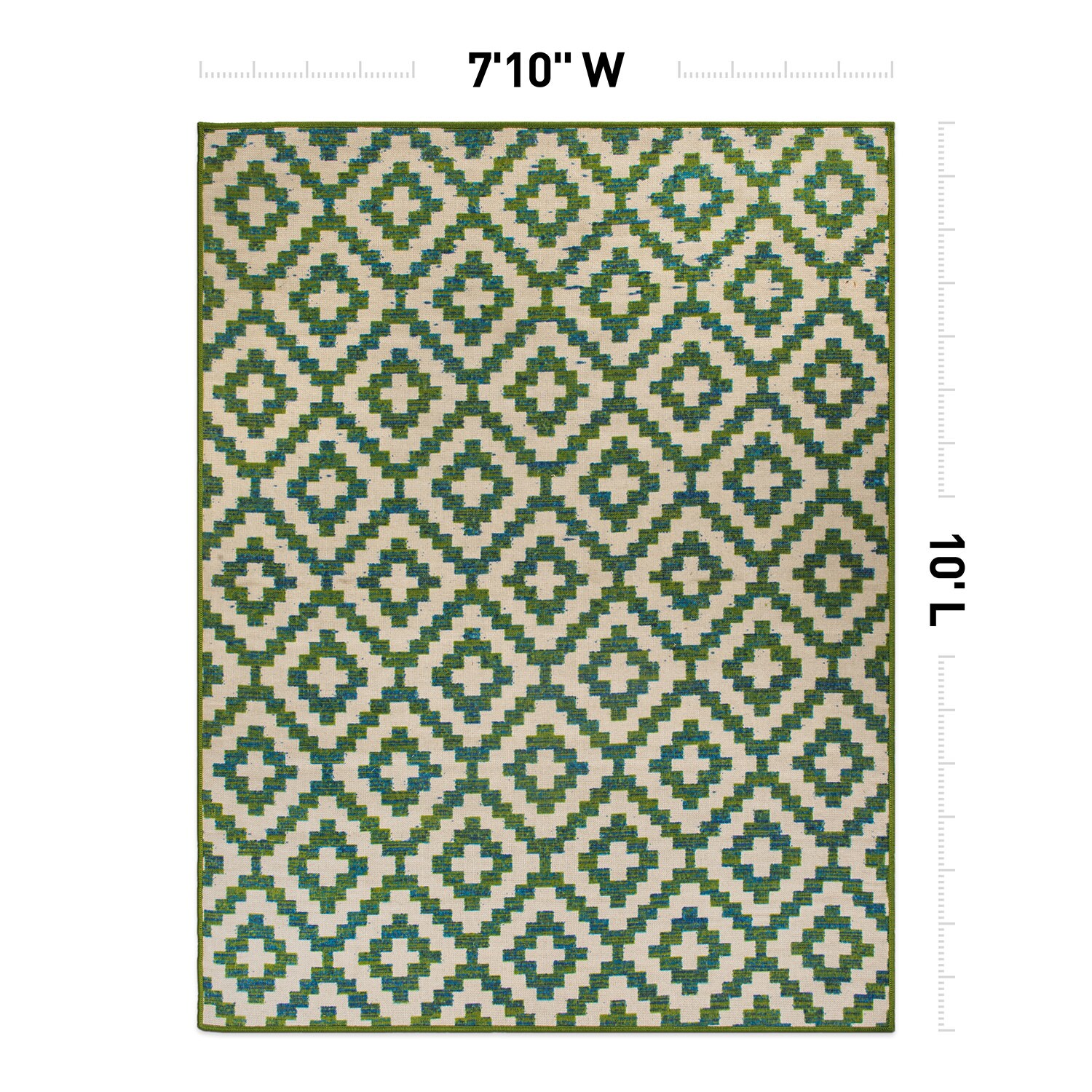 World Rug Gallery 9017GREEN8X10 rugs - View #4